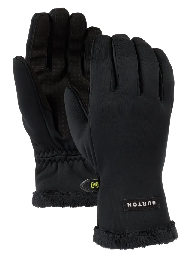 Burton Sapphire hansker dame true black lett