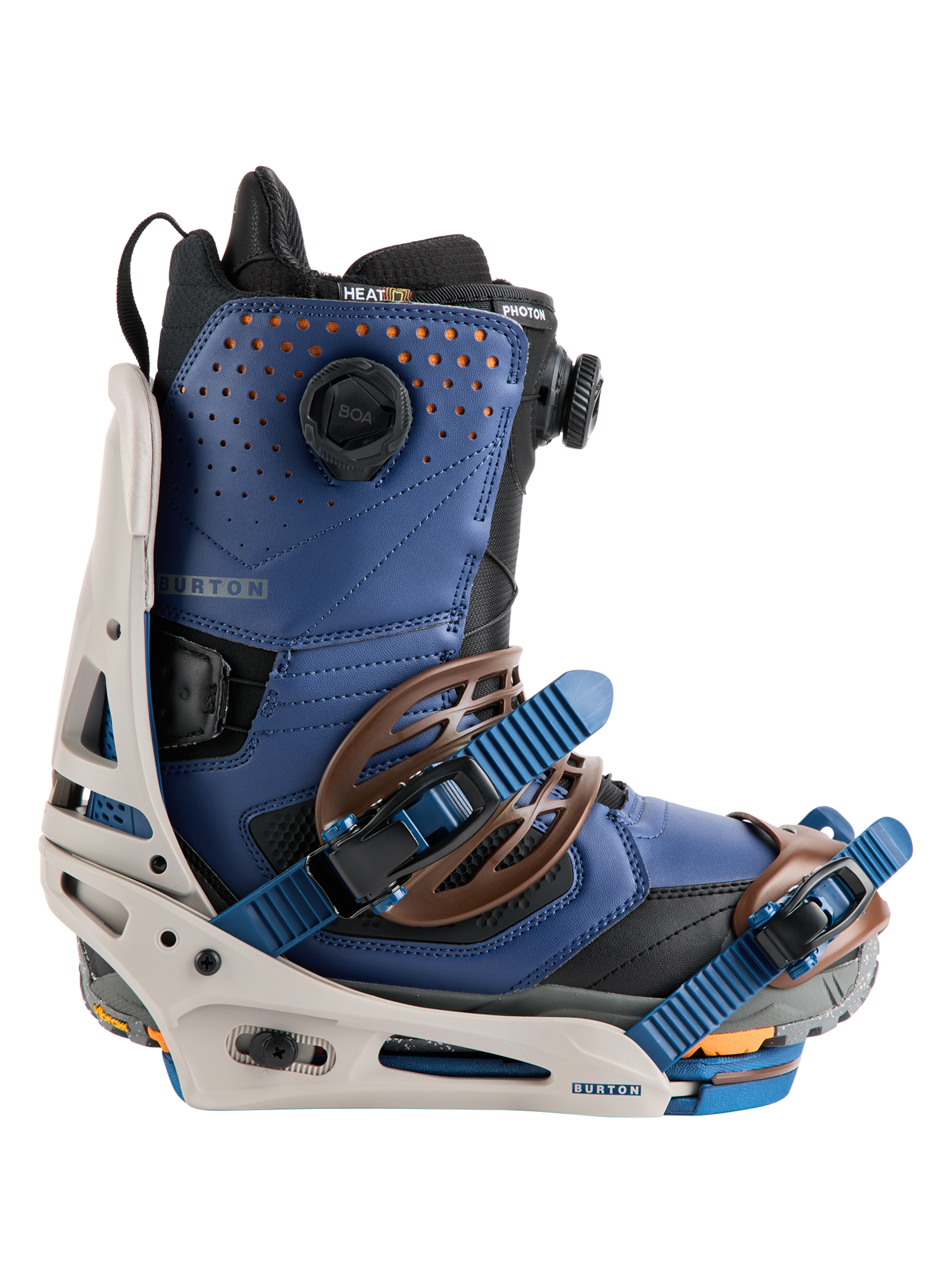 Burton Malavita snowboardbinding Black White