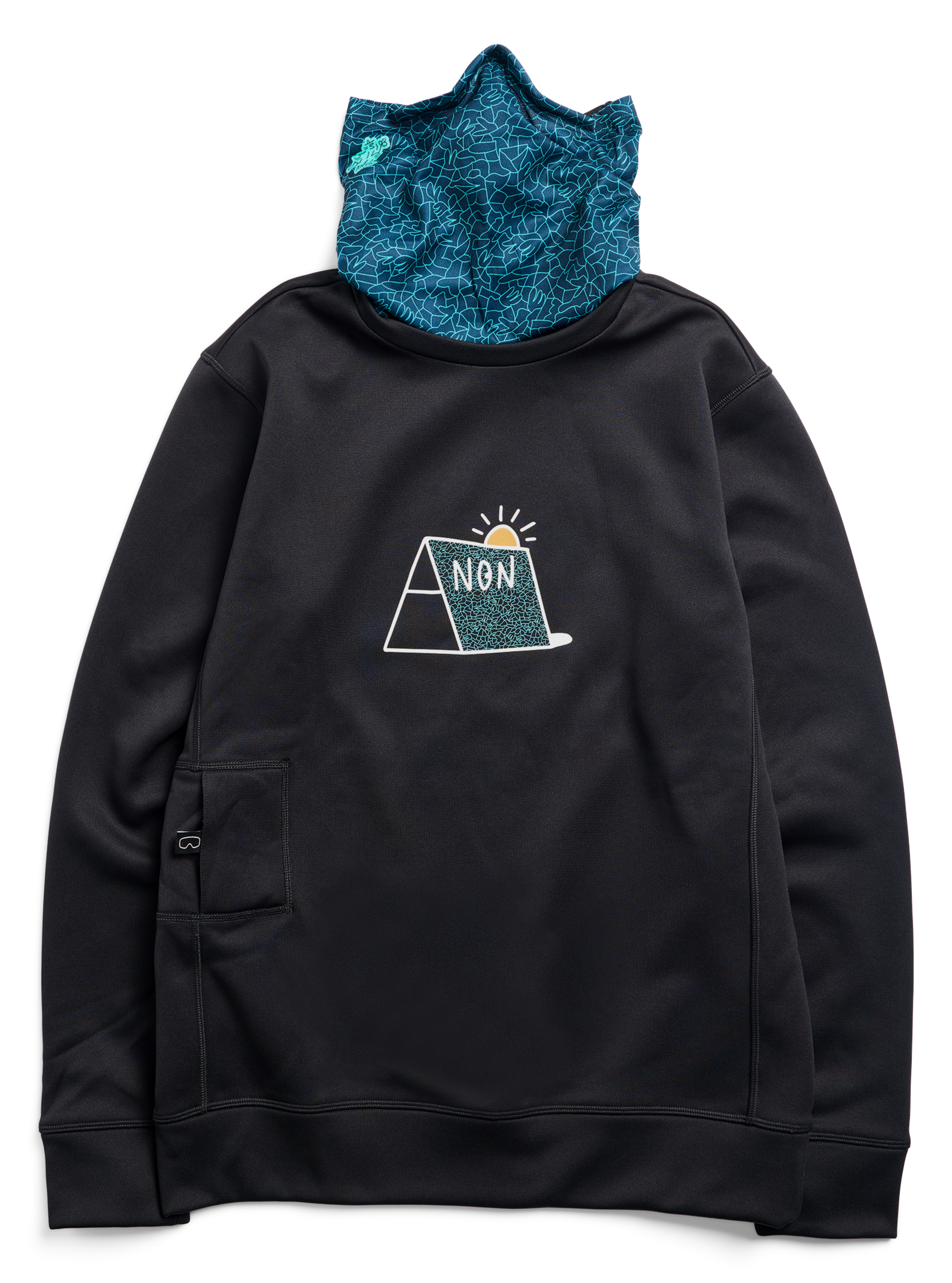 Anon MFI Crewneck genser LB Marine Crackle Beaufort