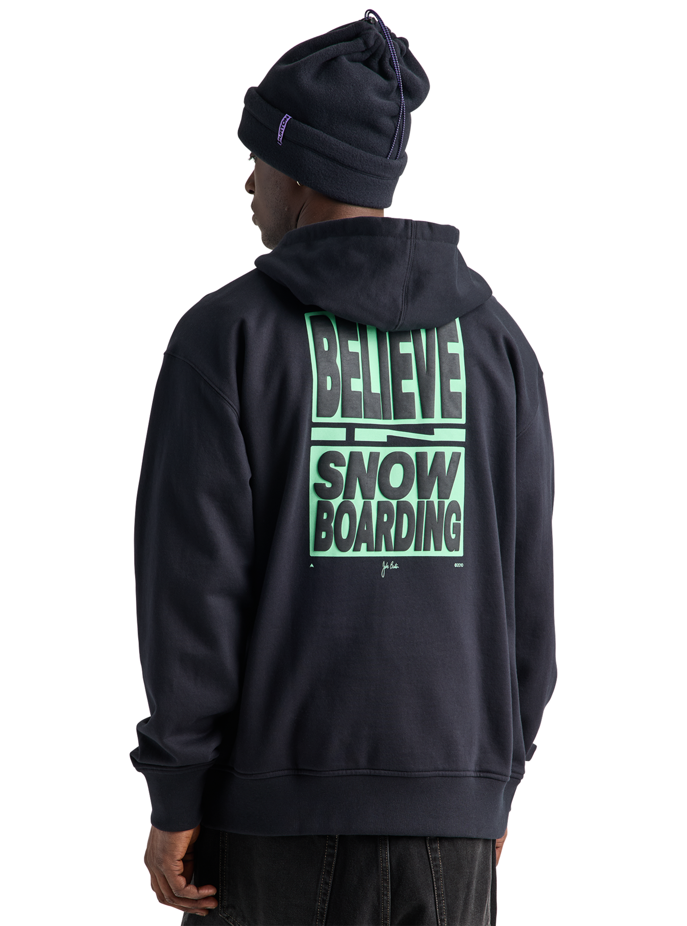 Burton From Burton to the World Hoodie svart