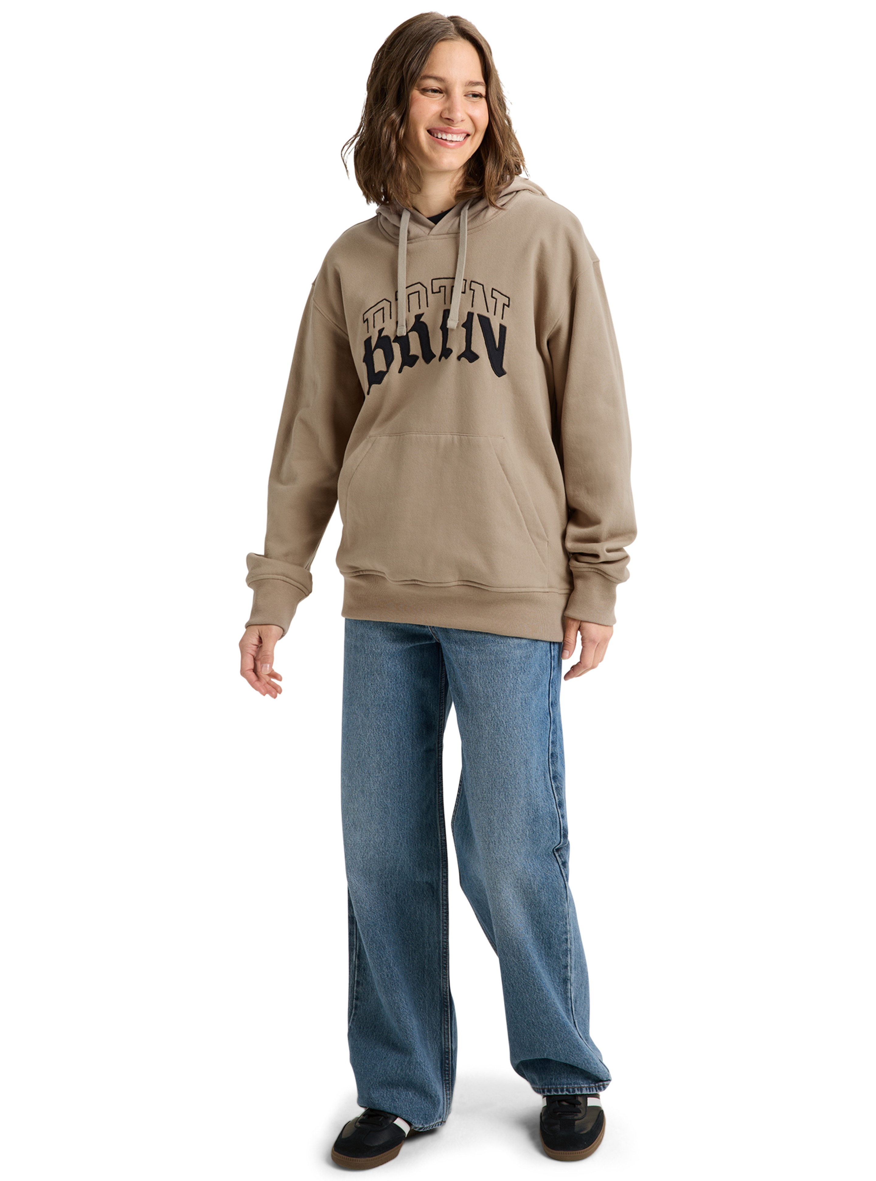 Burton Varsity hettegenser Summit Taupe økologisk bomull