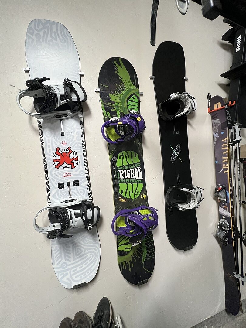 Burton Collector's Edition snowboard veggfeste sølv