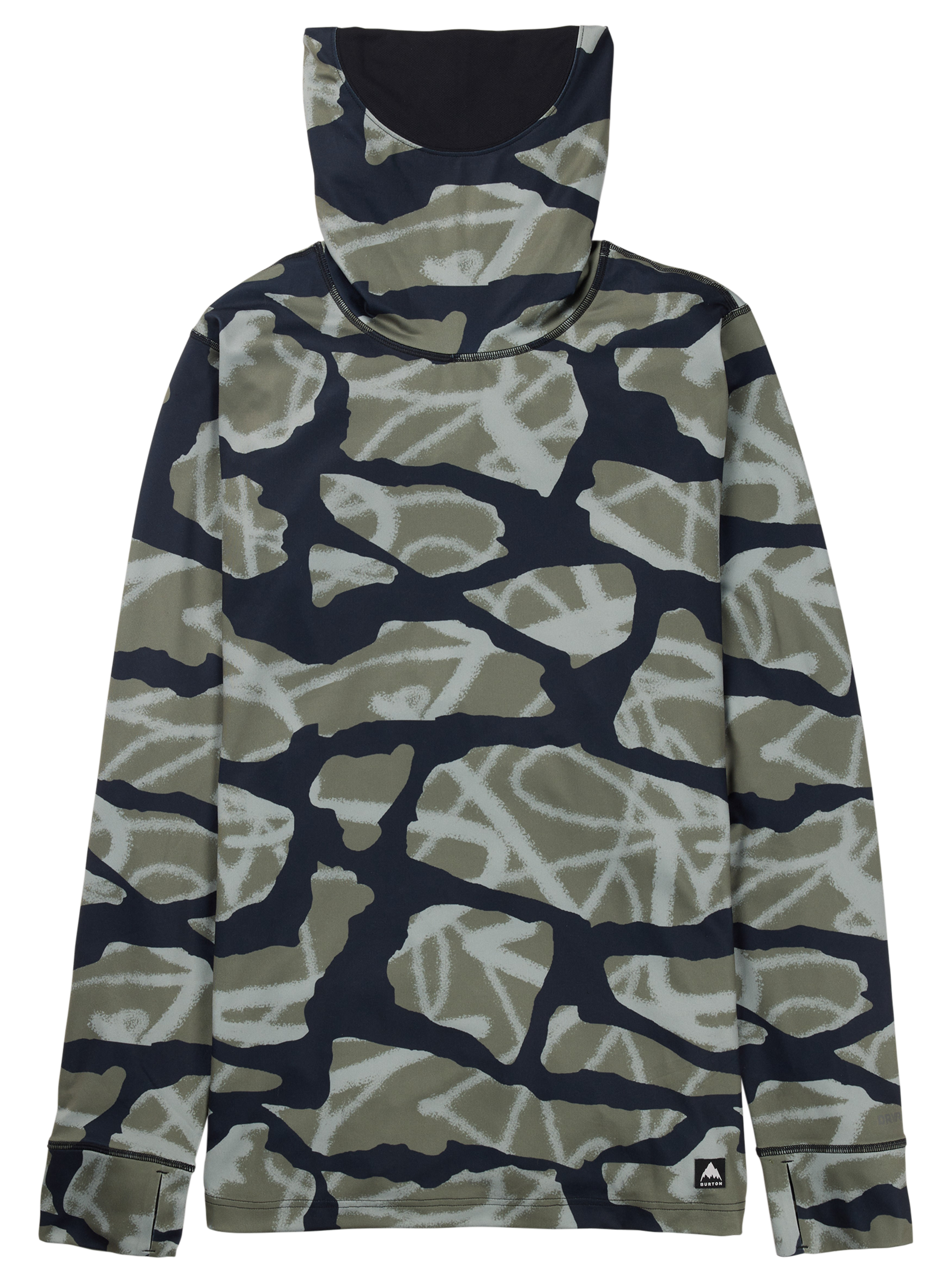 Burton Midweight Long Neck undertrøye True Black varm