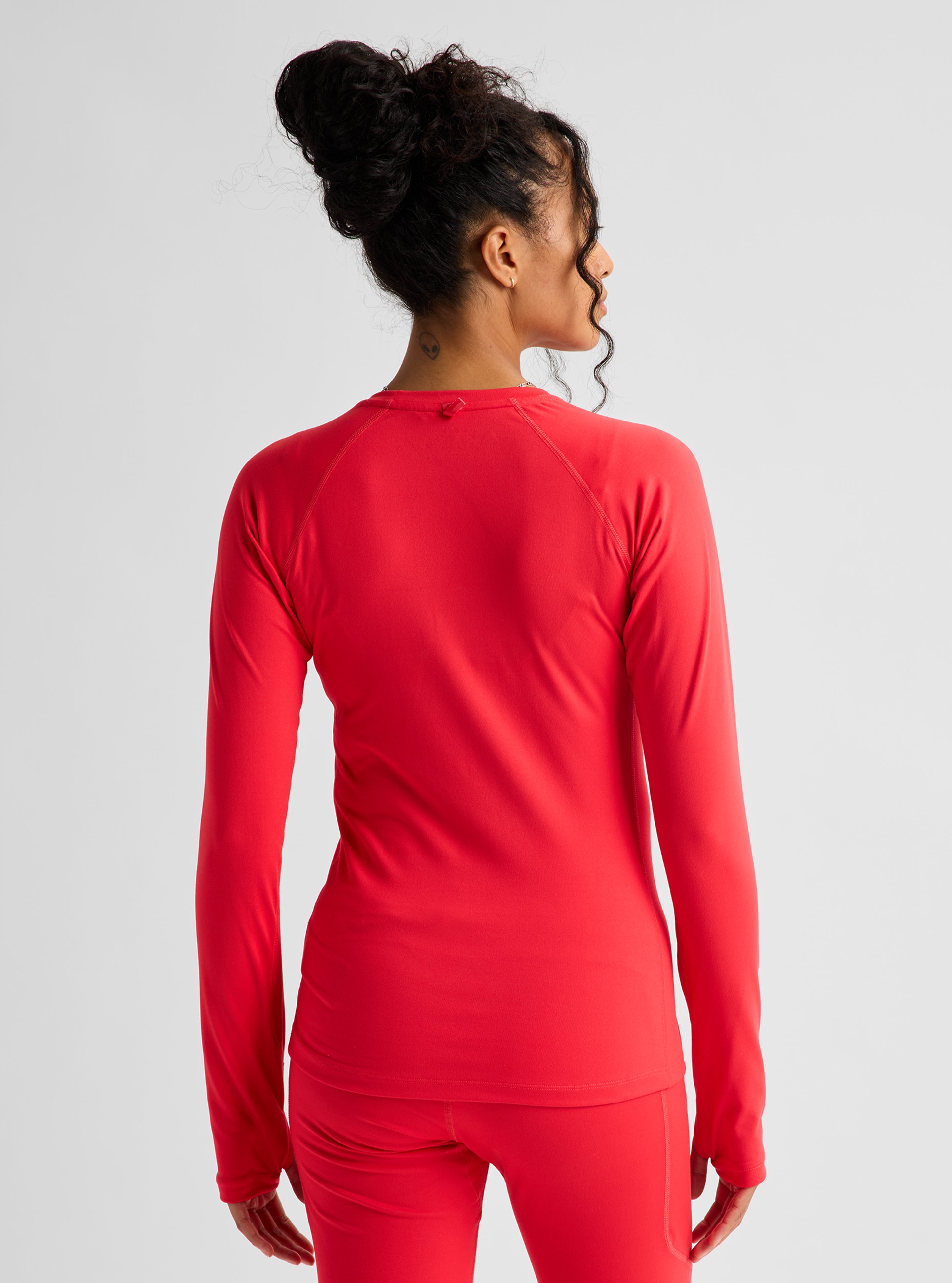 Burton Midweight Base Layer Crew dameundertrøye True Black varm