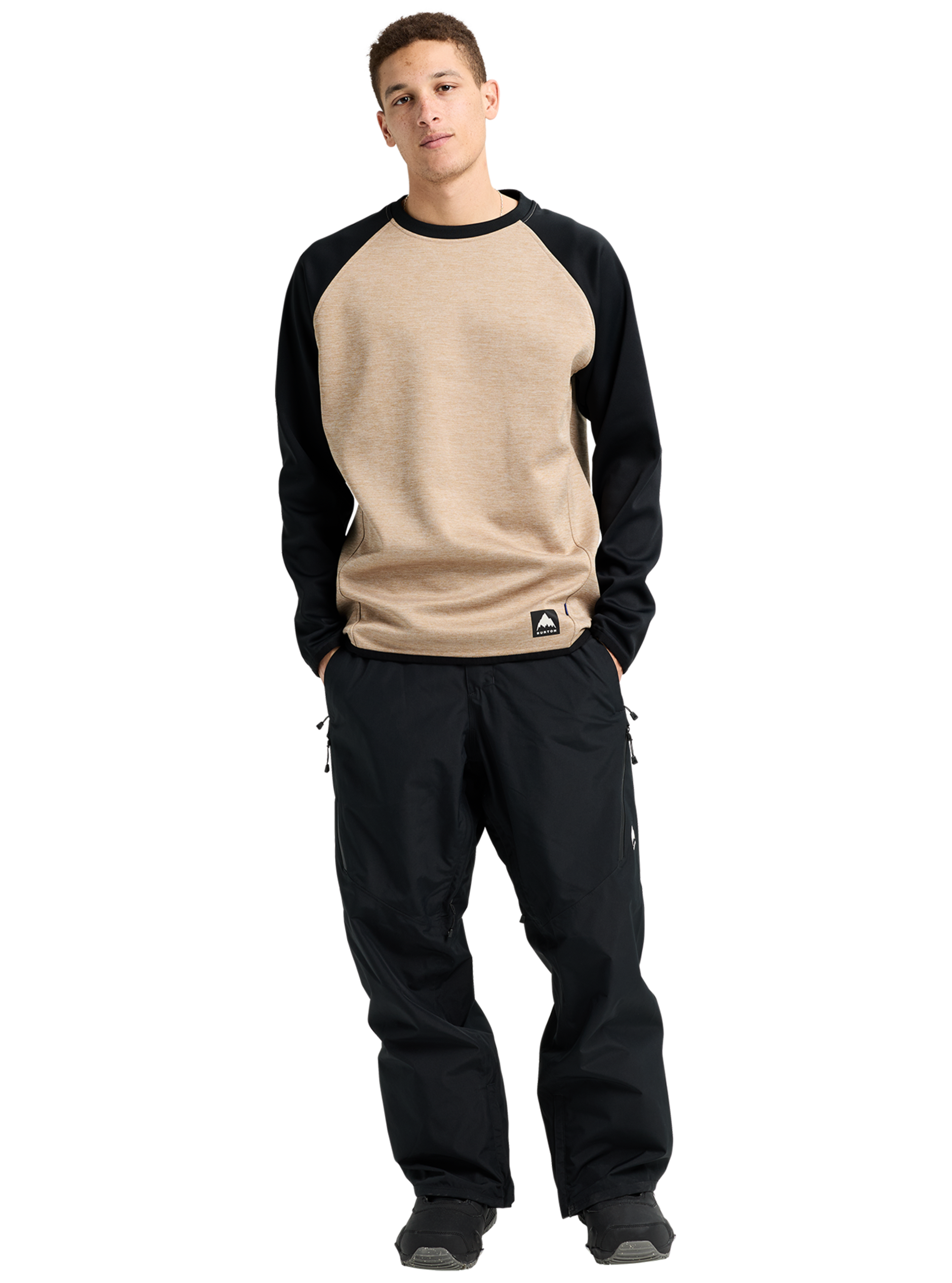 Burton Crown Weatherproof fleecegenser svart M