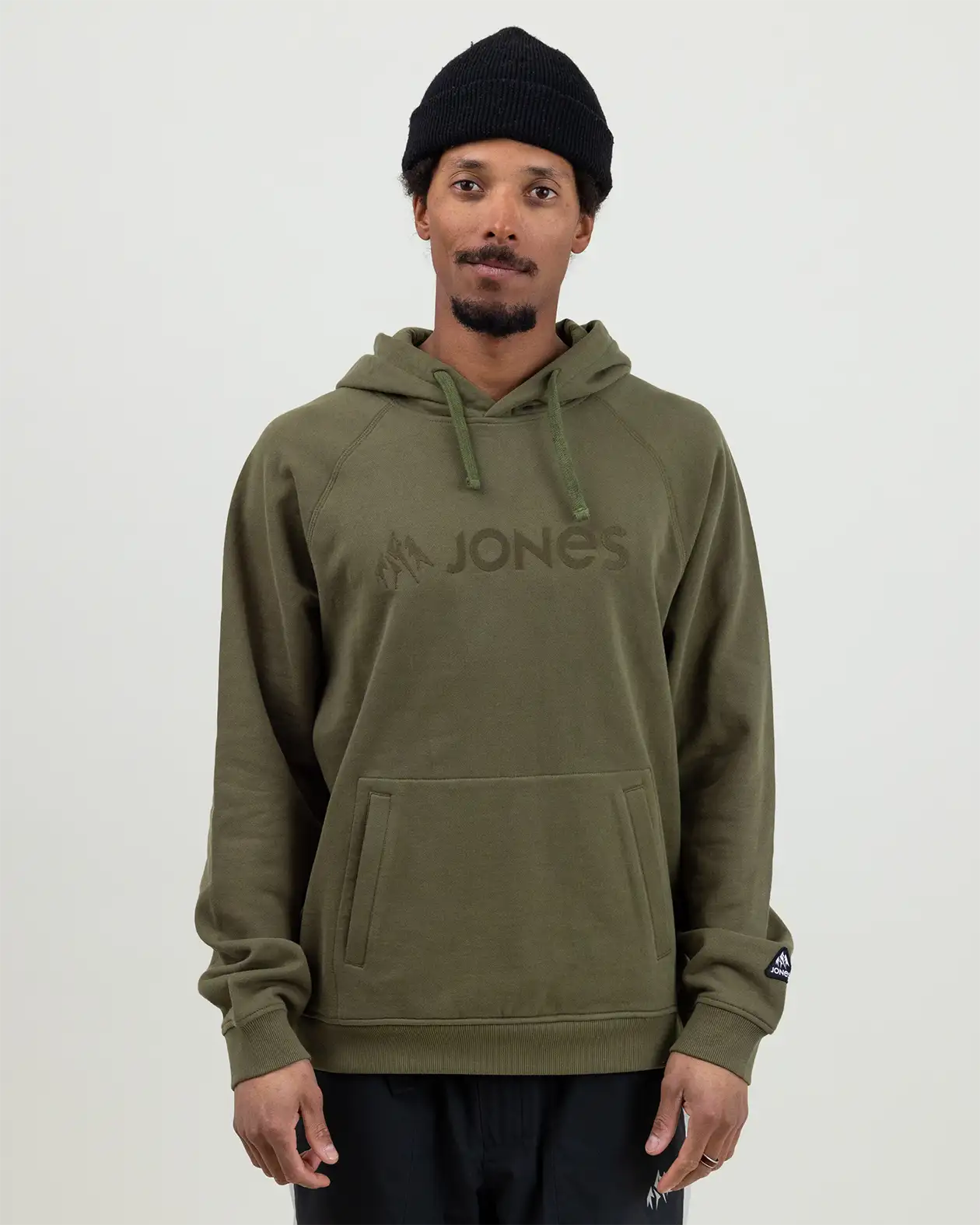 Jones Truckee Organic Cotton Hoodie mosegrønn