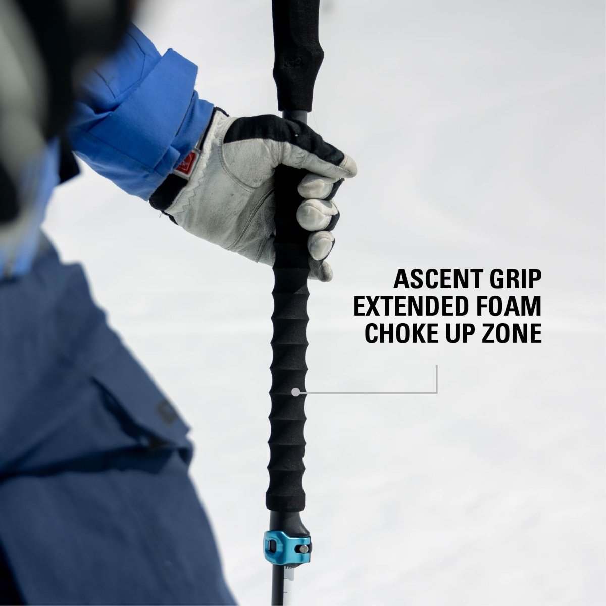 Genuine Guide Gear Via Carbon skistaver Long 115-145 karbon