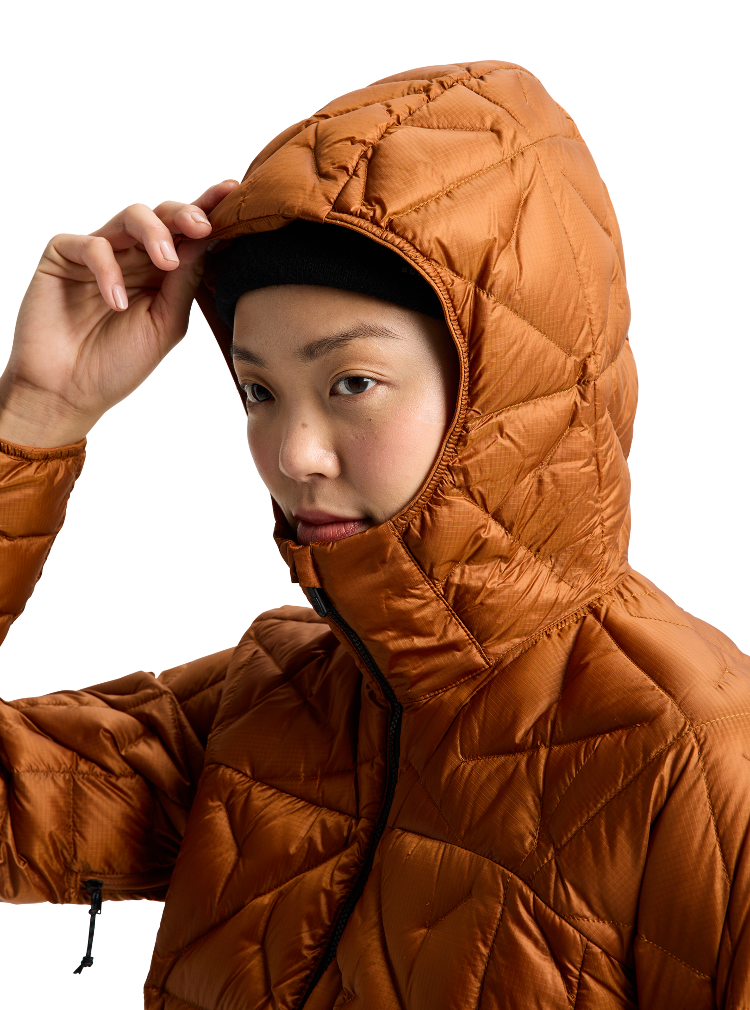 Burton [ak] Baker dunjakke dame Soft Sage med hette
