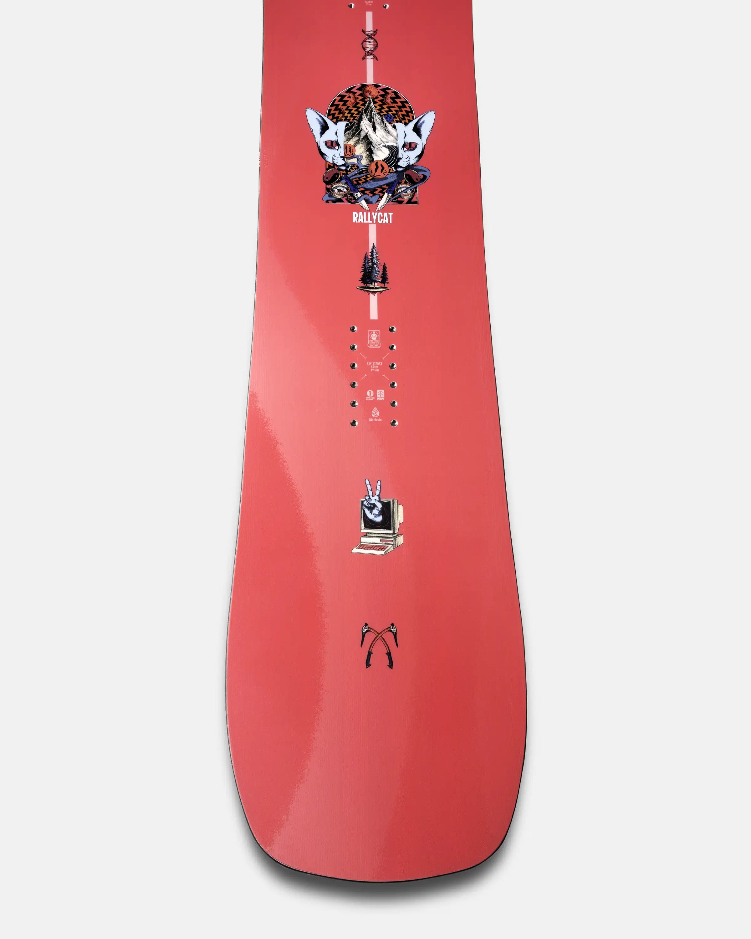 Jones Rally Cat snowboard dame 148 myk camber