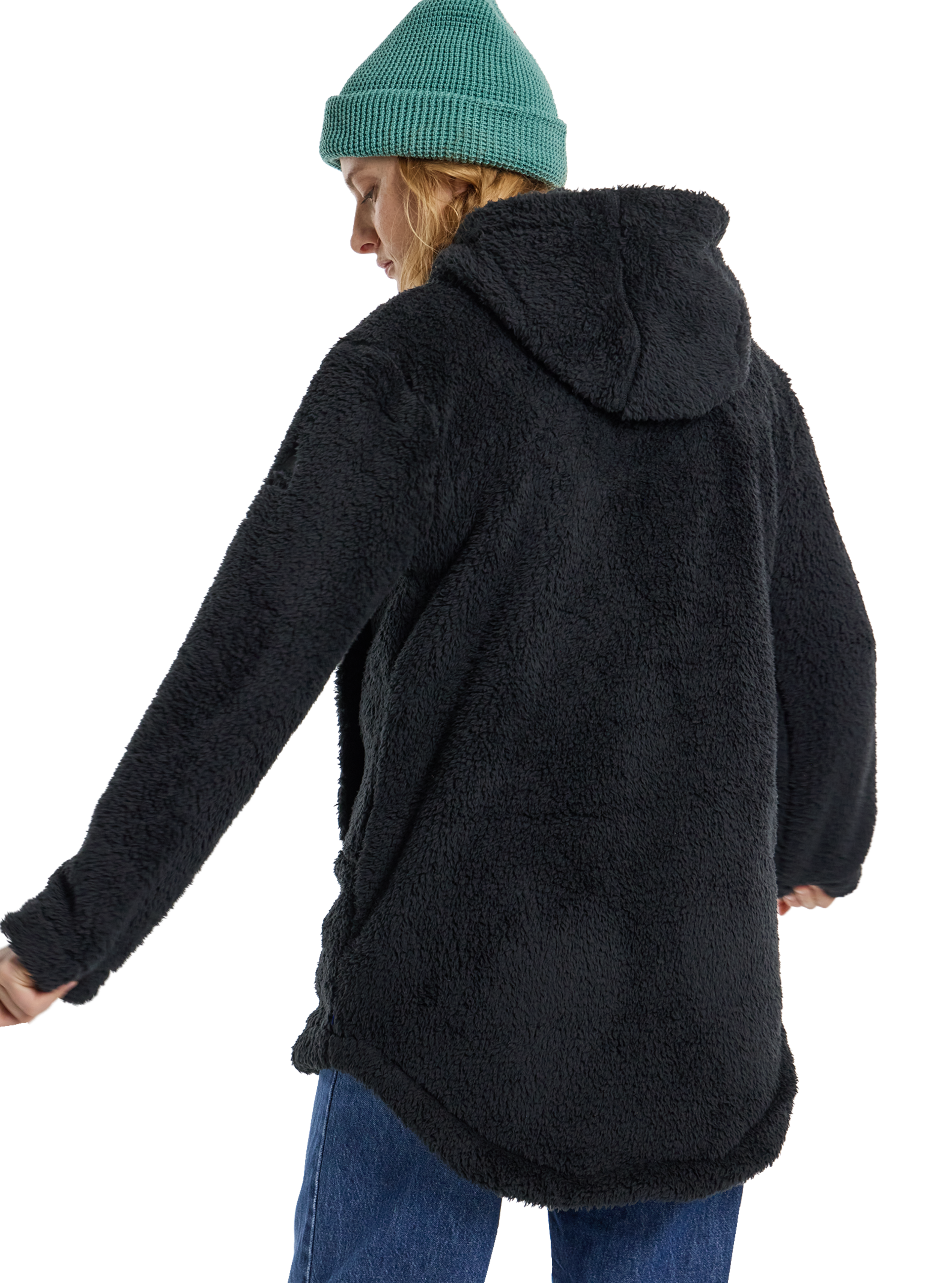 Burton Minxy Hi-Loft Full-Zip fleecejakke true black varm
