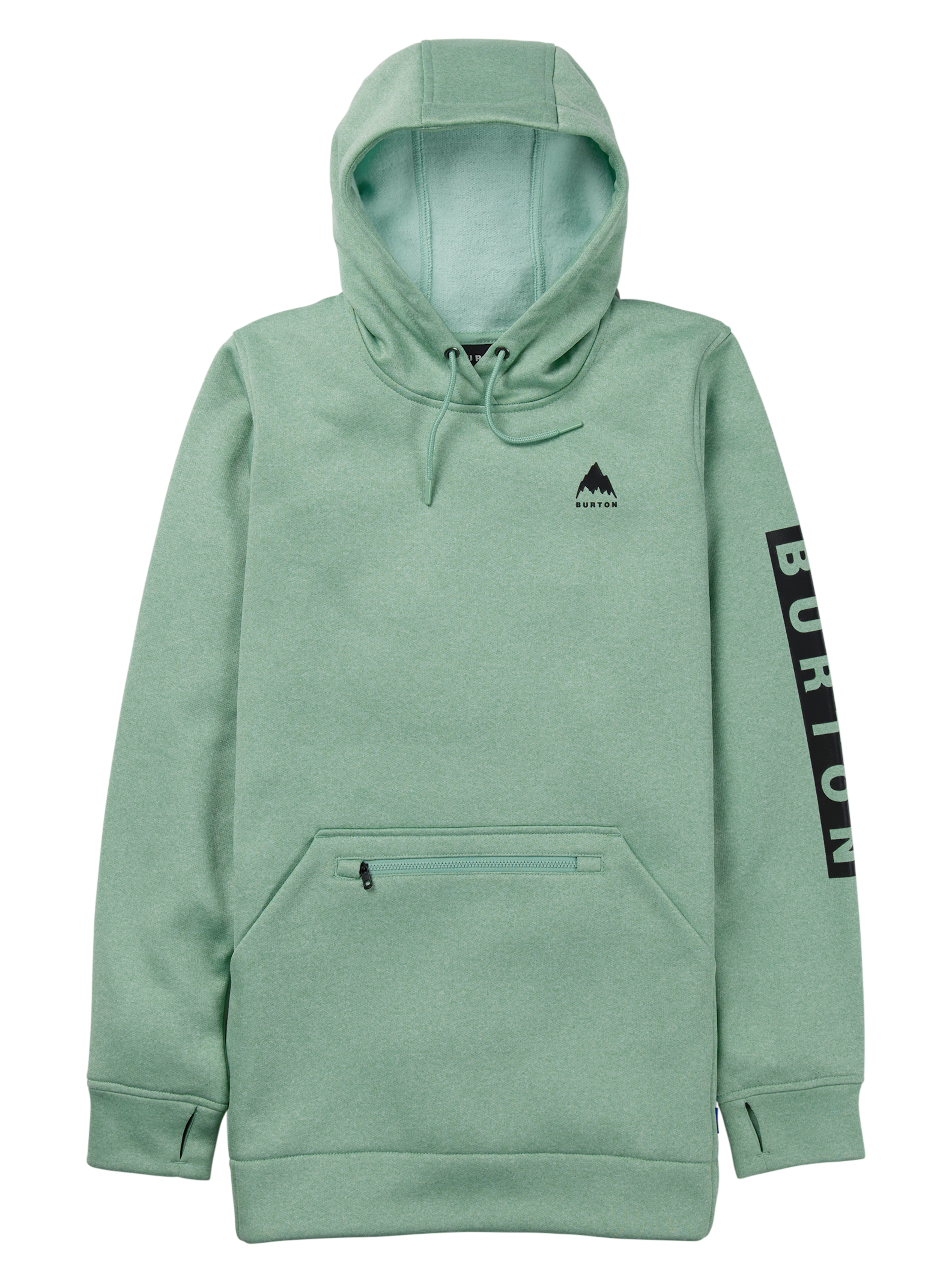 Burton Oak Long hoodie dame Washed Lavender Heather fleece