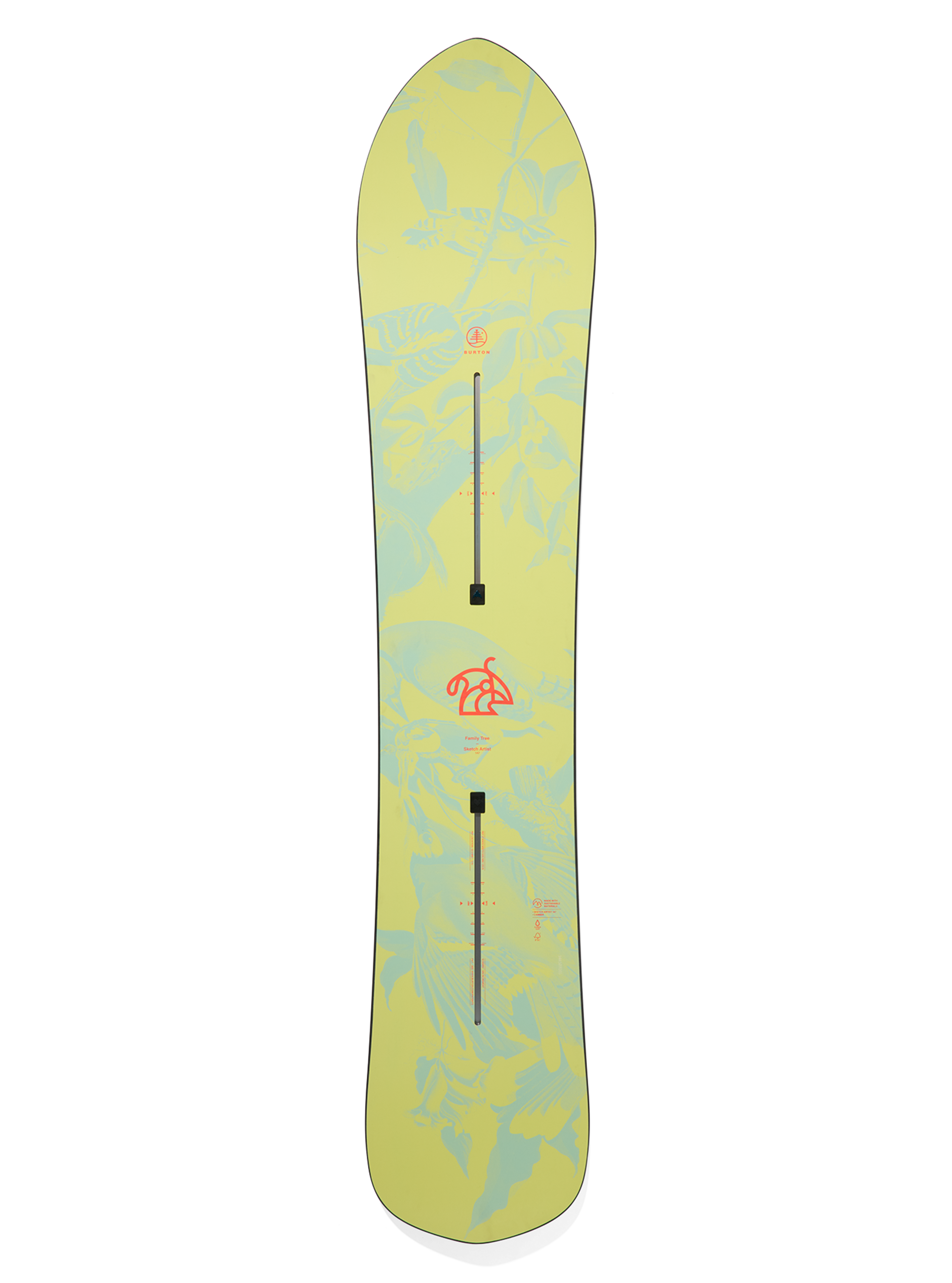 Burton Family Tree Sketch Artist Camber snøbrett 155 Graphic freestyle