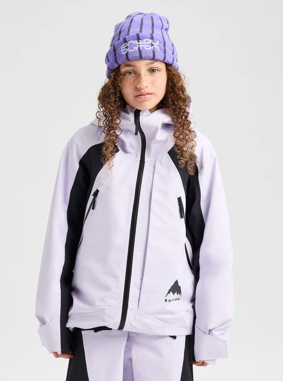 Burton Outbeam 3L jakkesystem barn moondust purple vanntett