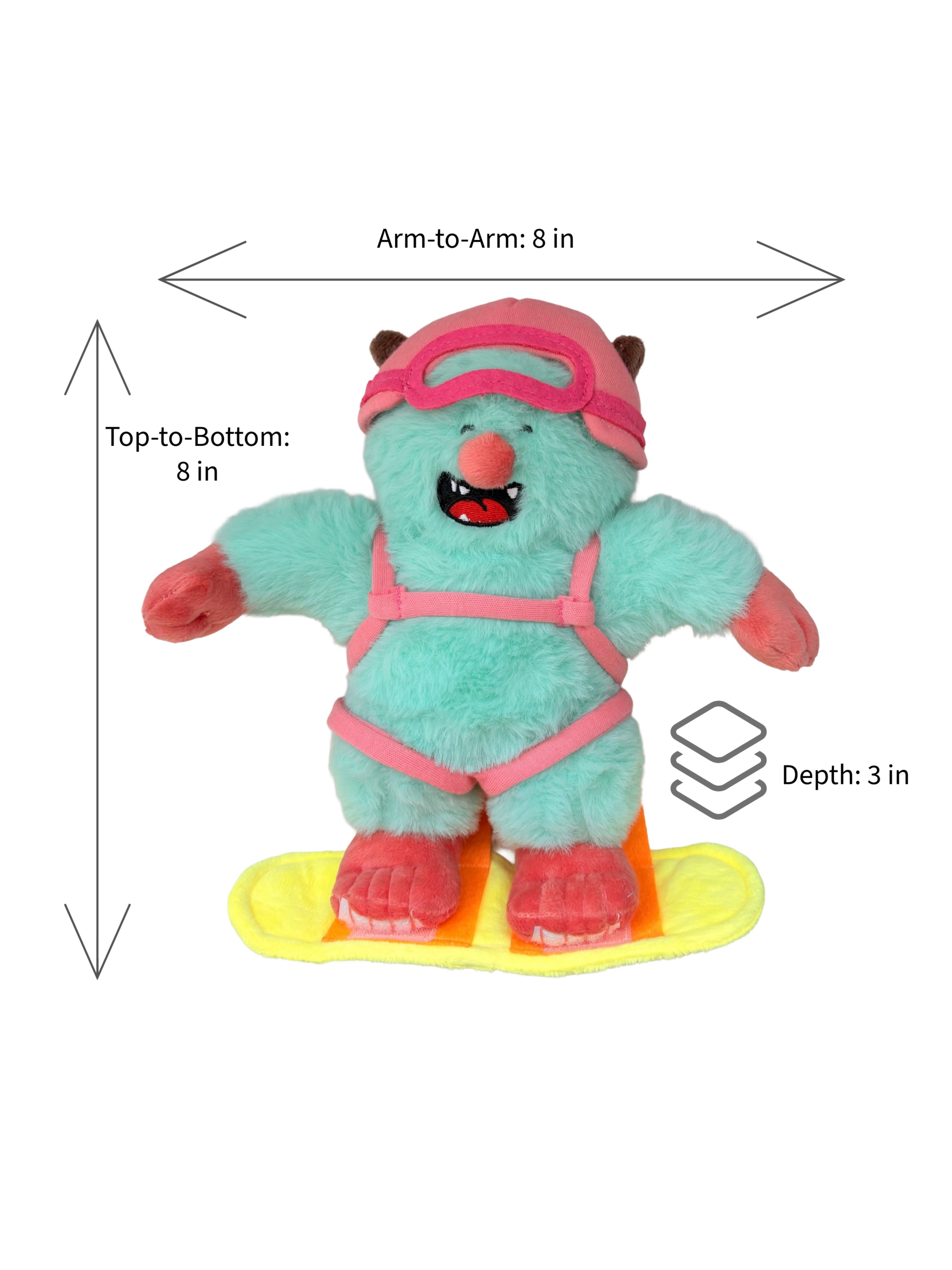 MDX One Yeti Stuffy kosedyr myk