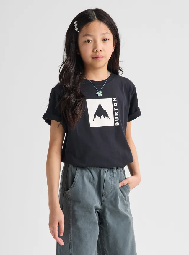 Burton Classic Mountain T-skjorte barn Moondust Purple