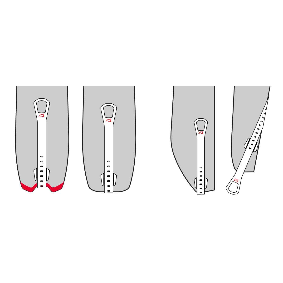 Genuine Guide Gear Tail Connectors fellereim par