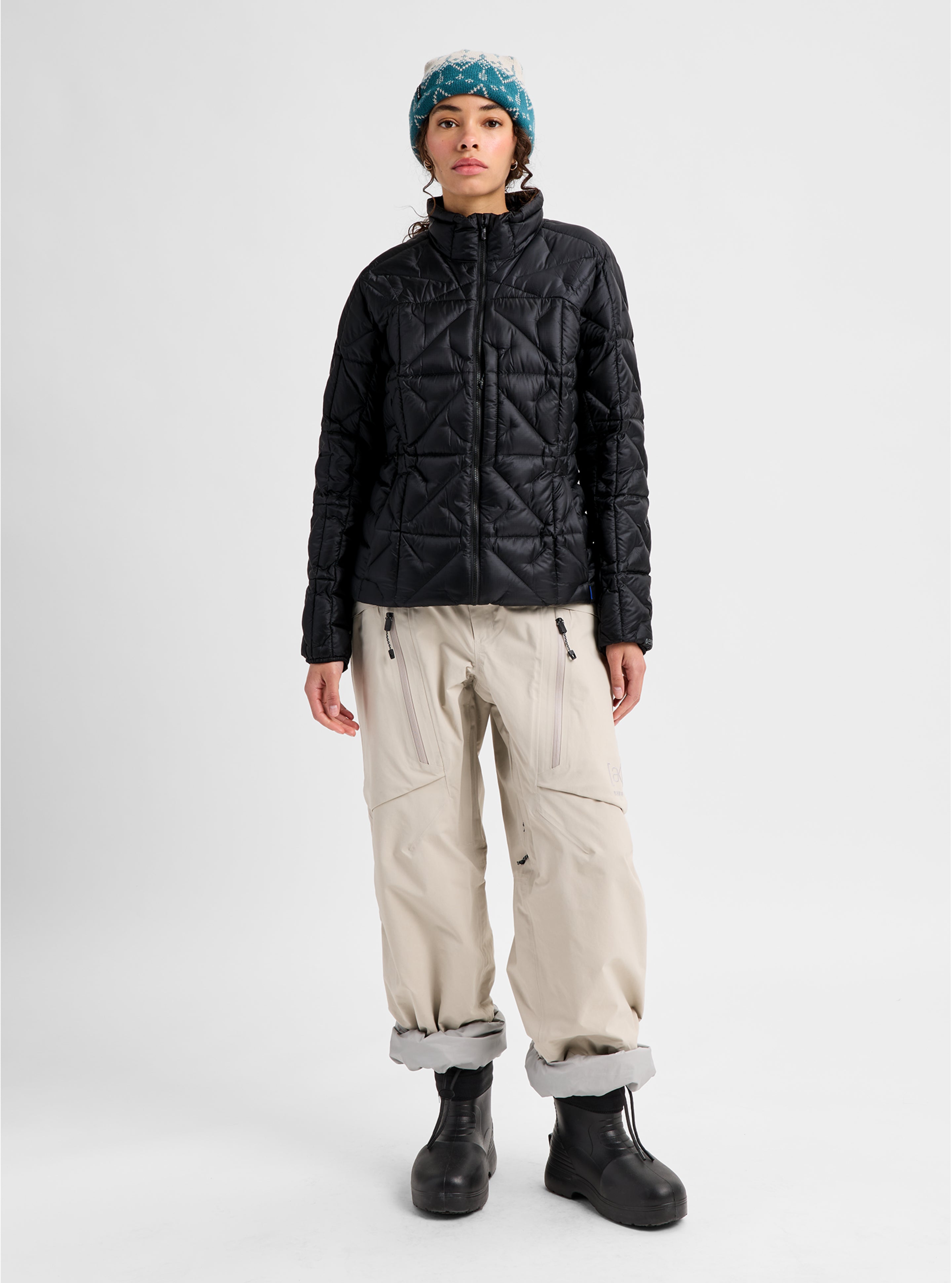 Burton [ak] Baker dunjakke dame True Black lett