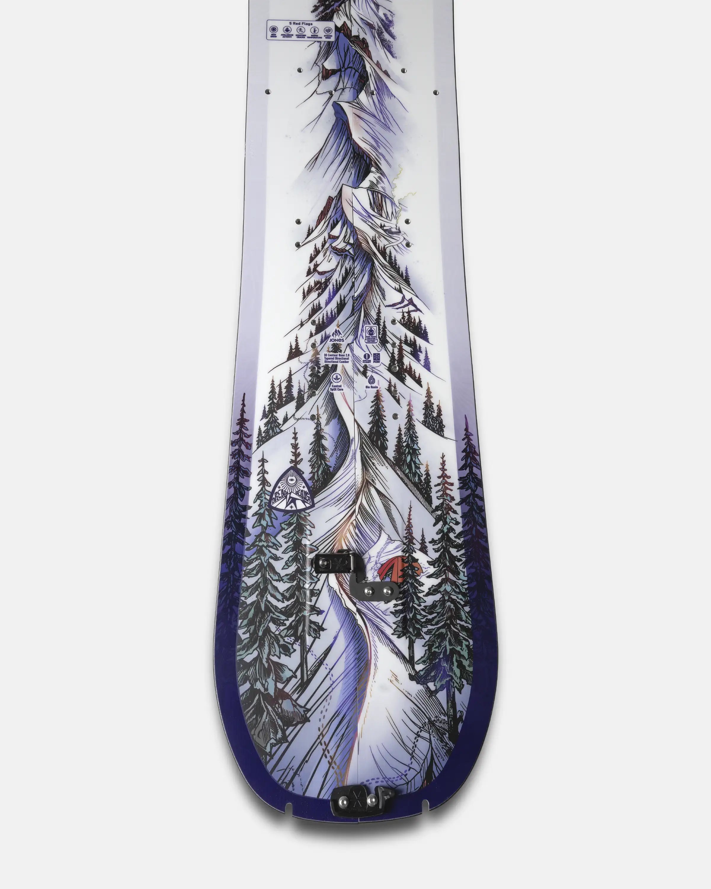 Jones Dream Weaver 2.0 splitboard dame 148 myk flex