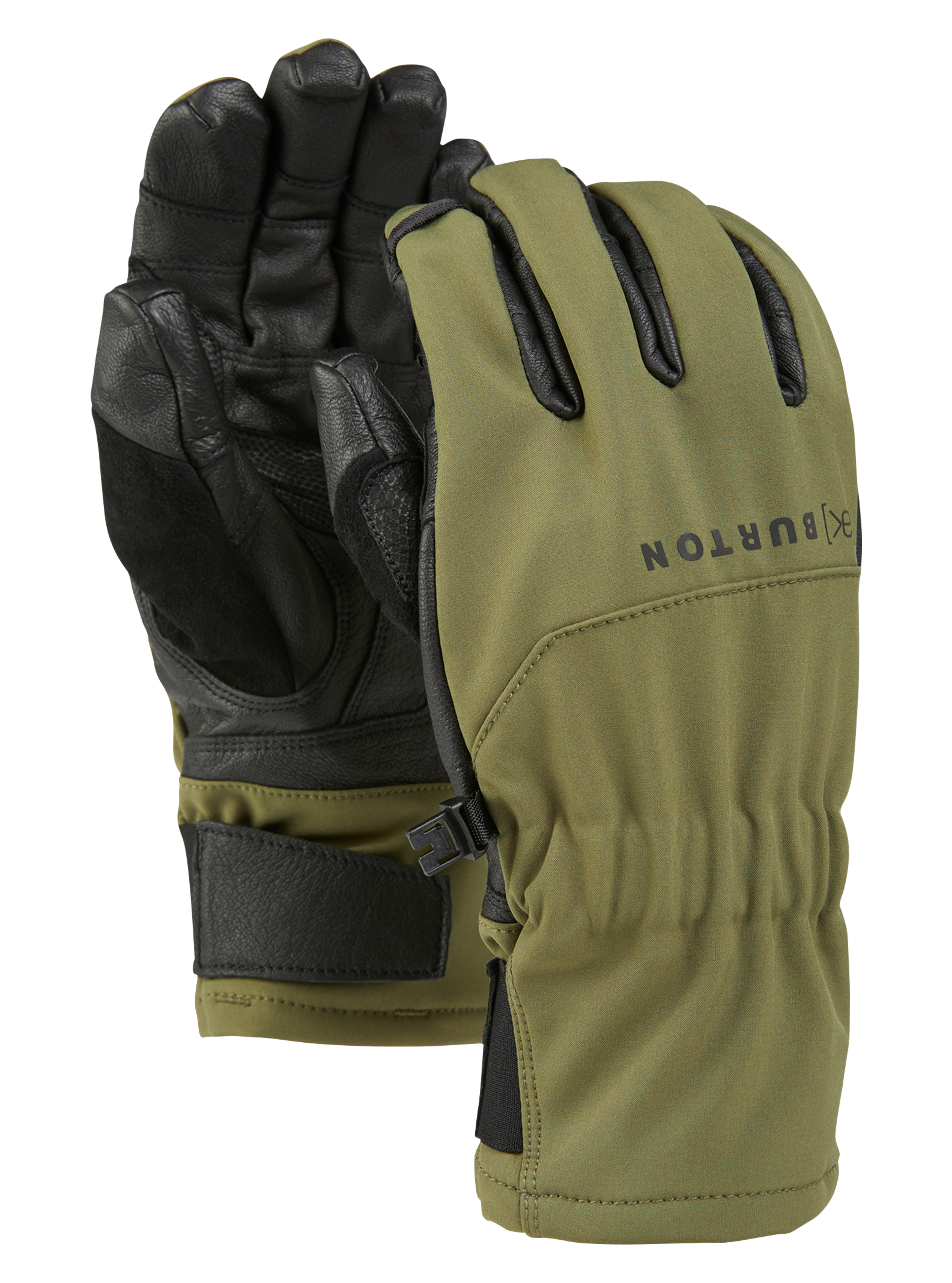 Burton [ak] Tech hansker Dried Moss softshell skinn