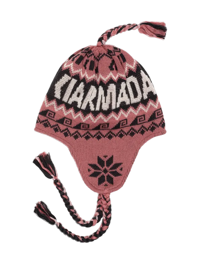 Armada Peruvian lue faded rose øreklaffer