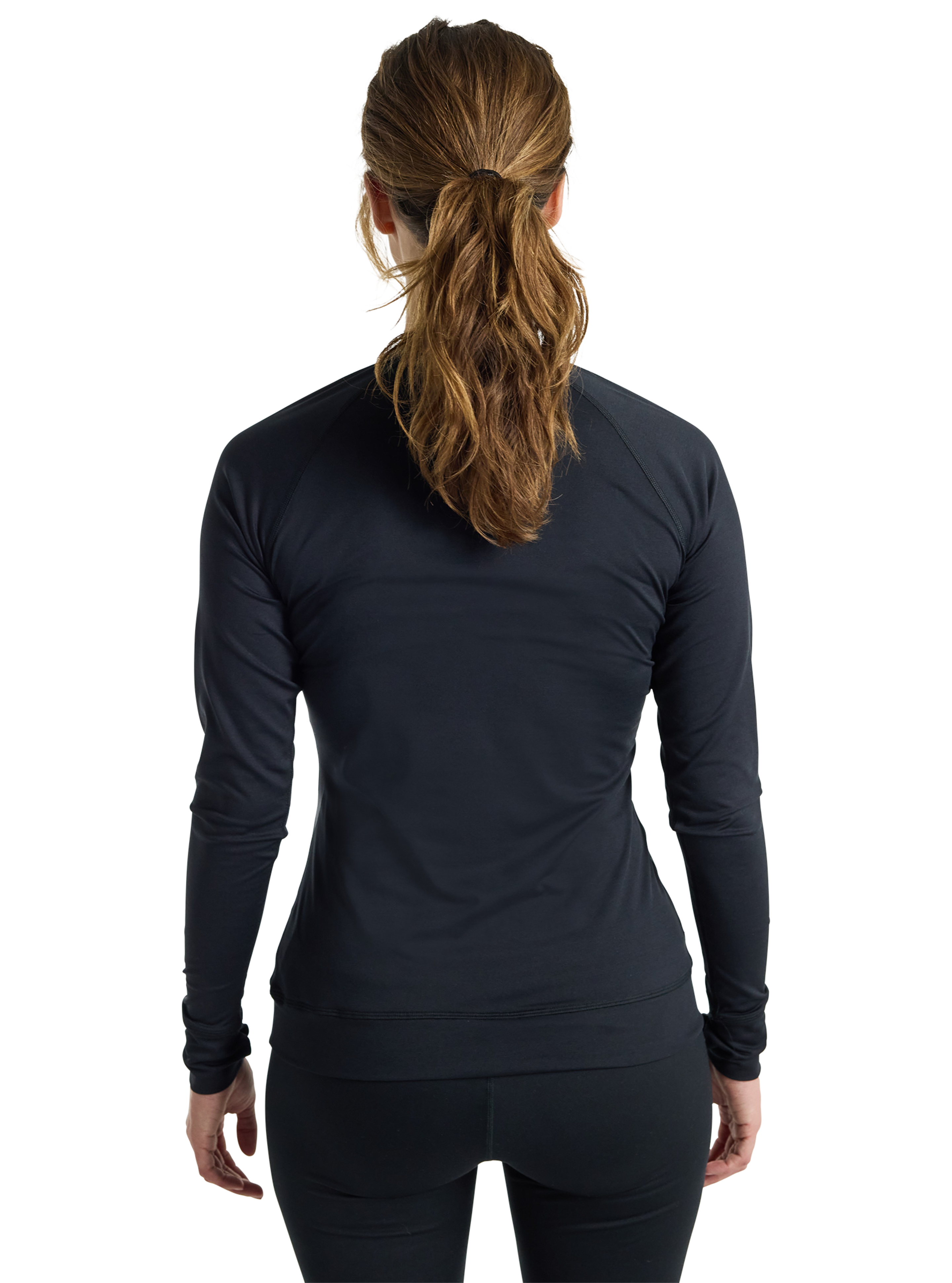 Burton Lightweight X Base Layer Crewneck true black lett
