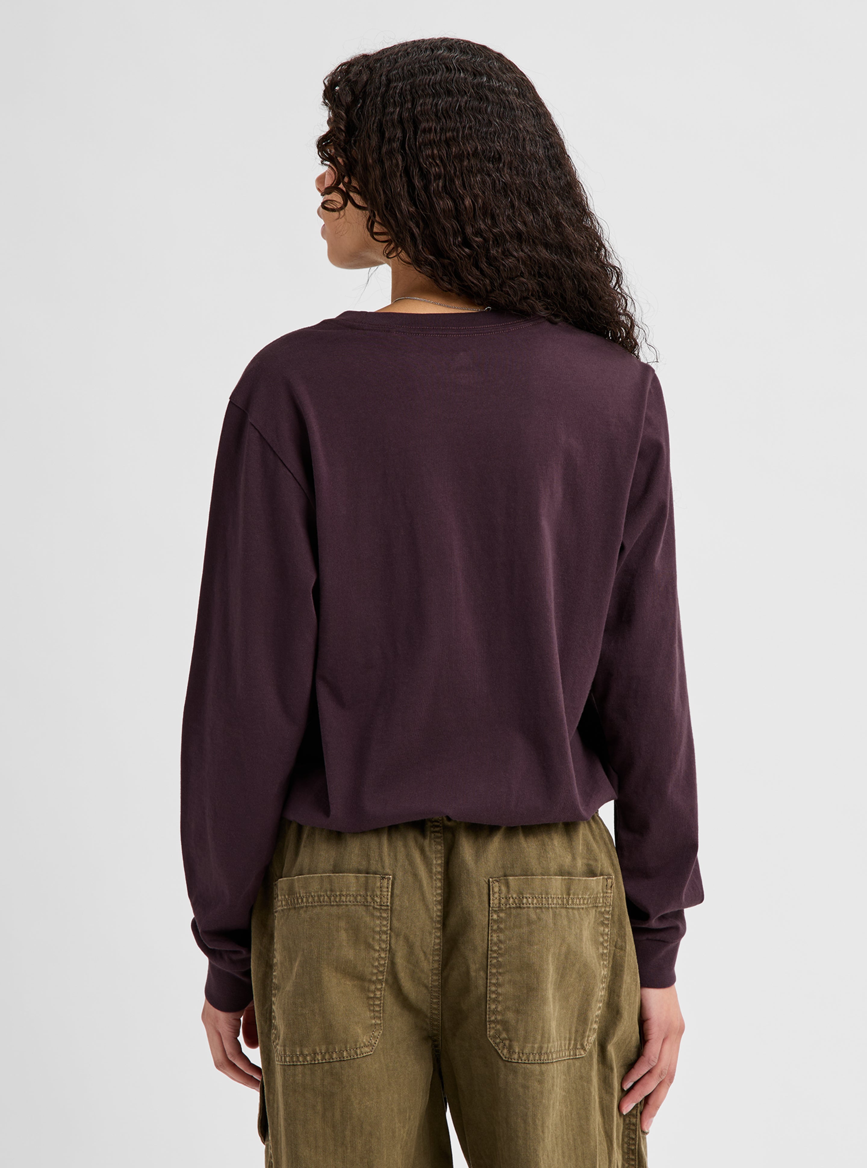 Burton Colfax langermet t-skjorte Bear Hug Brown bomull
