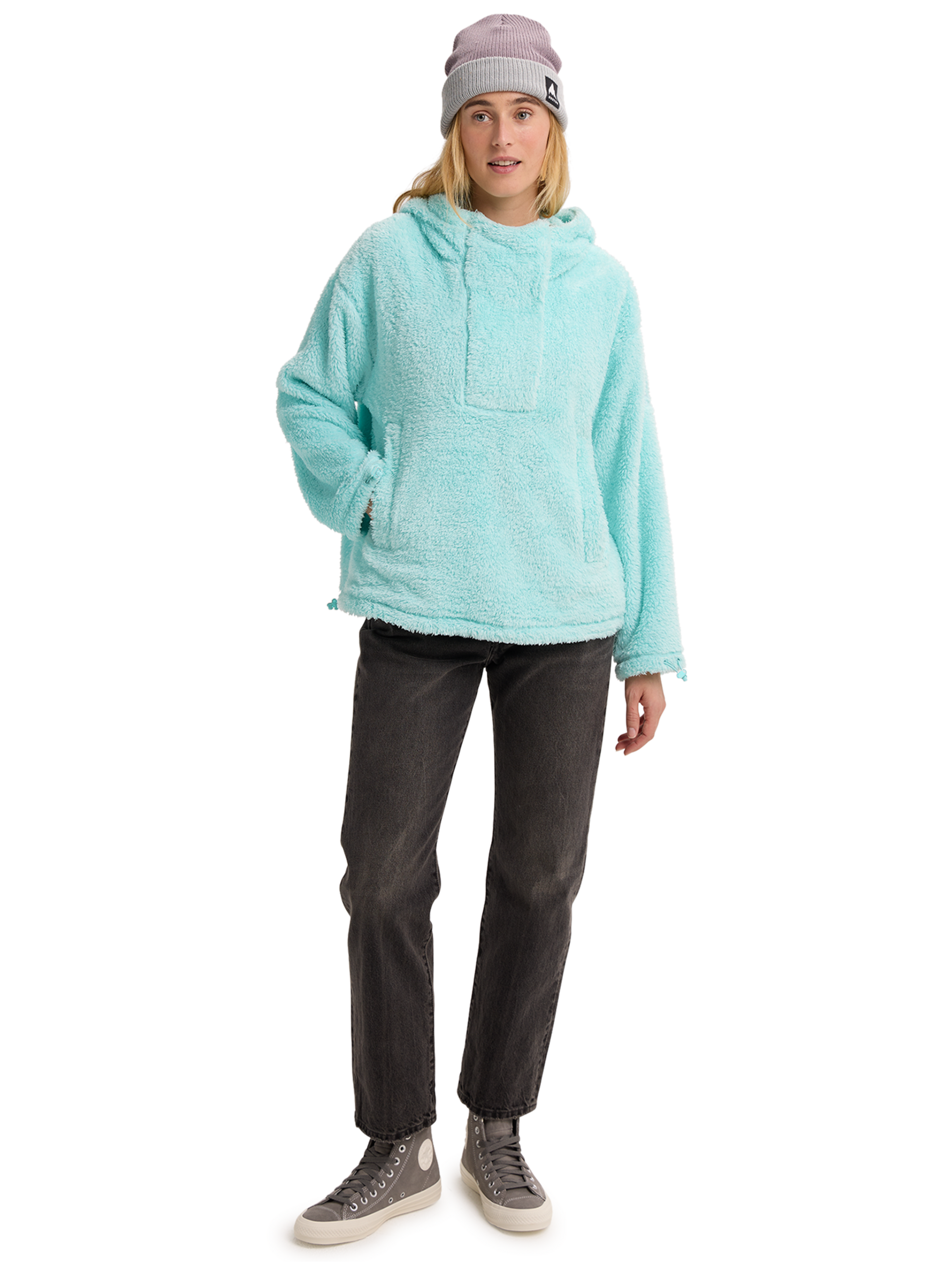 Burton Lemma fleecegenser Light Teal dame