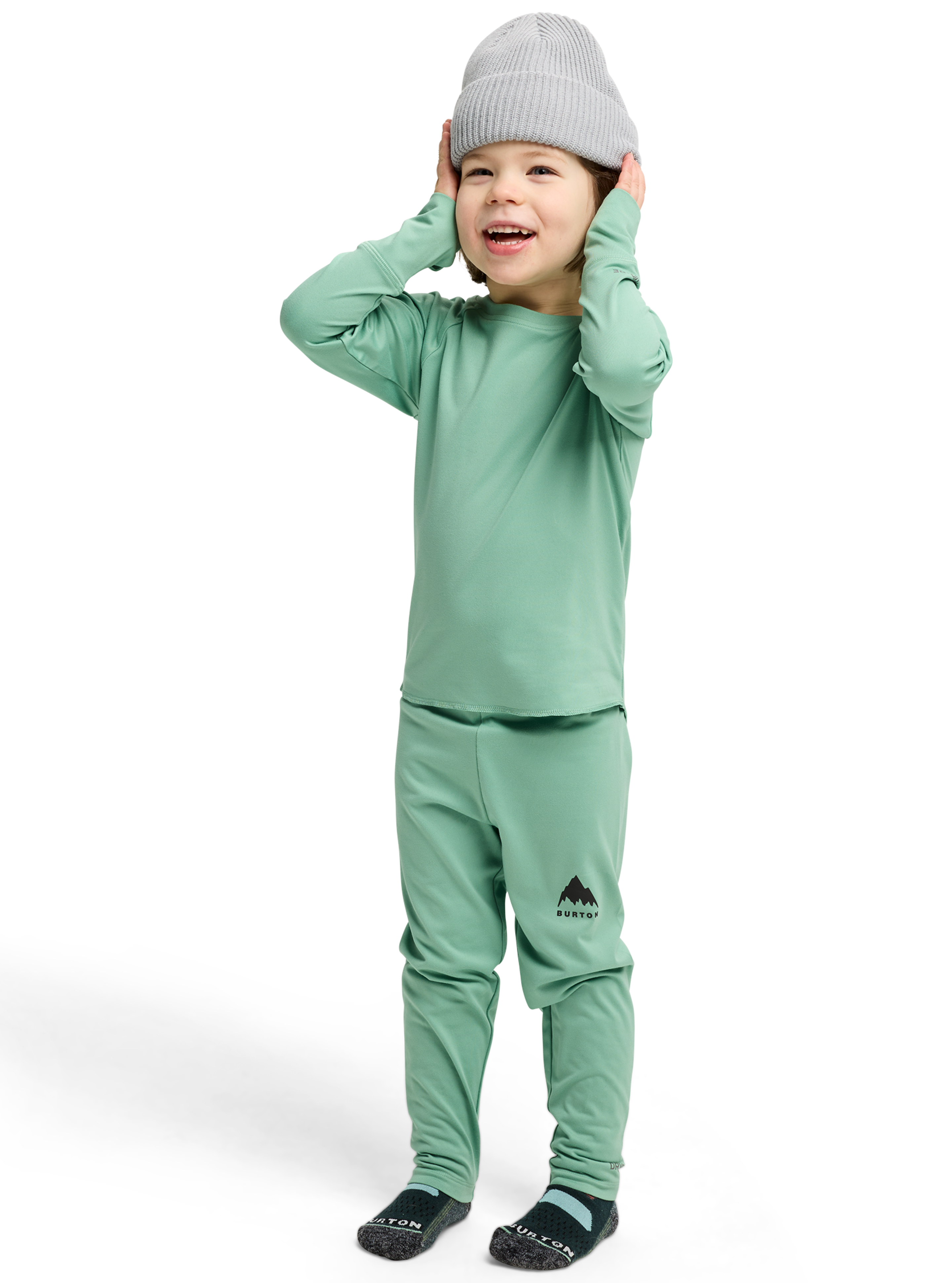 Burton Midweight Base Layer Set ullsett Soft Sage barn