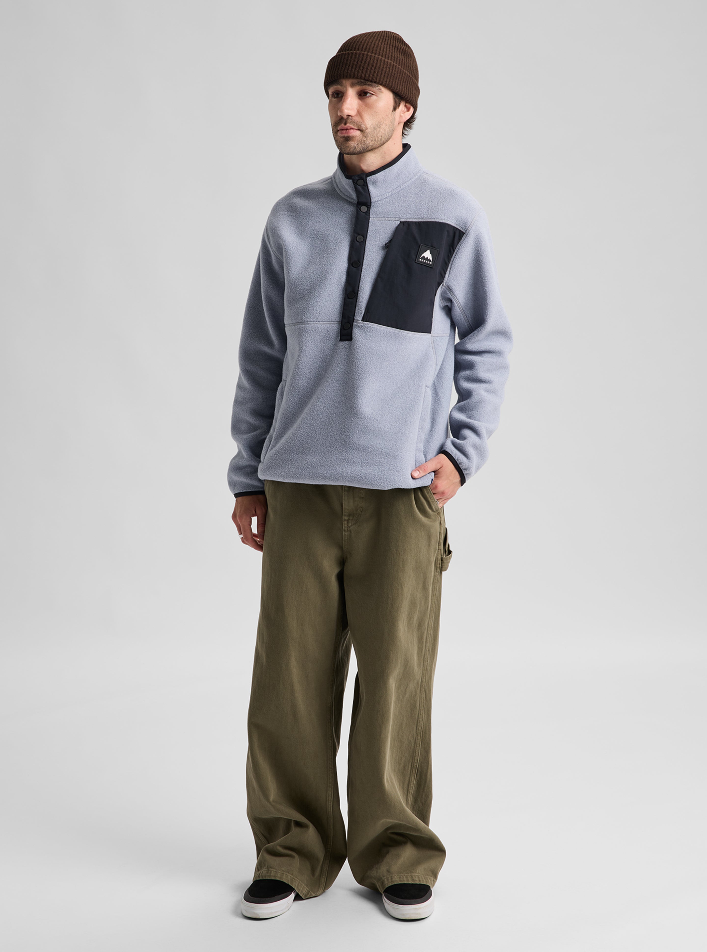 Burton Cinder Fleece Pullover fleecegenser True Black herre