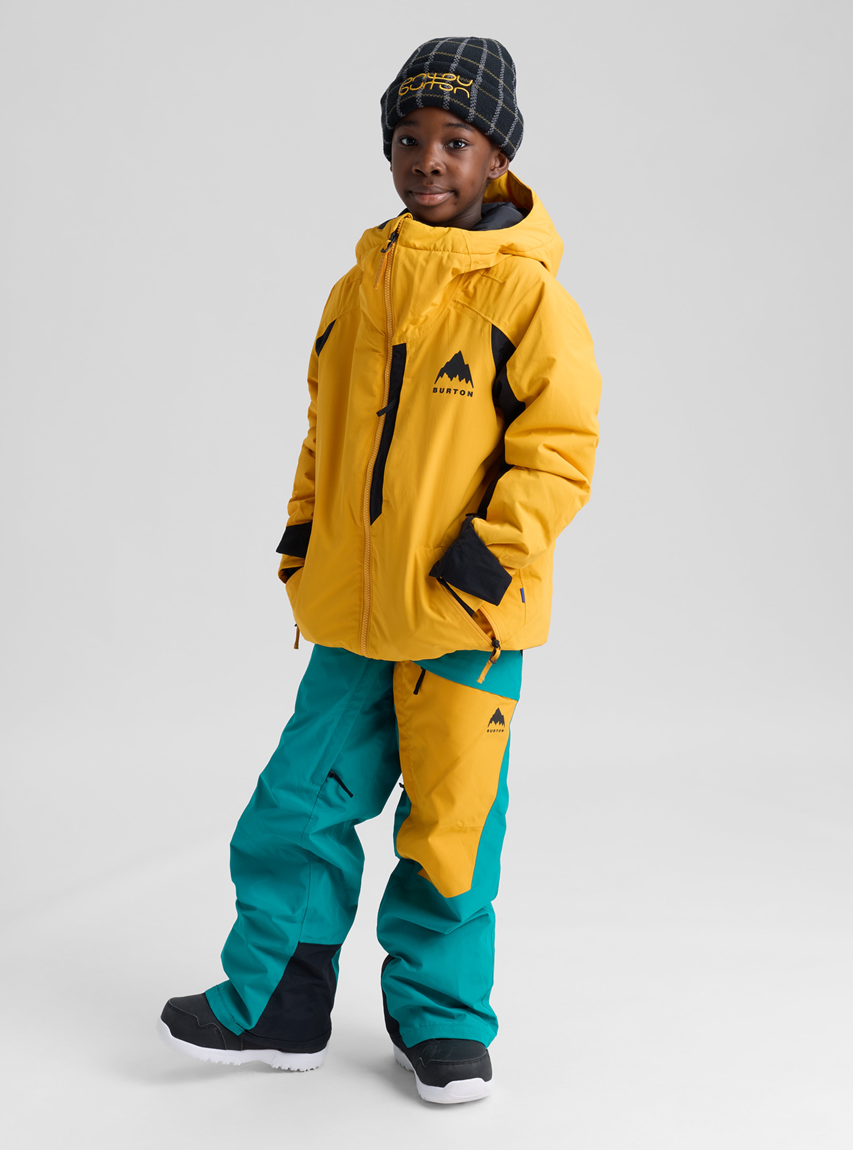 Burton Hillslope 2L barnejakke True Black 2-lags