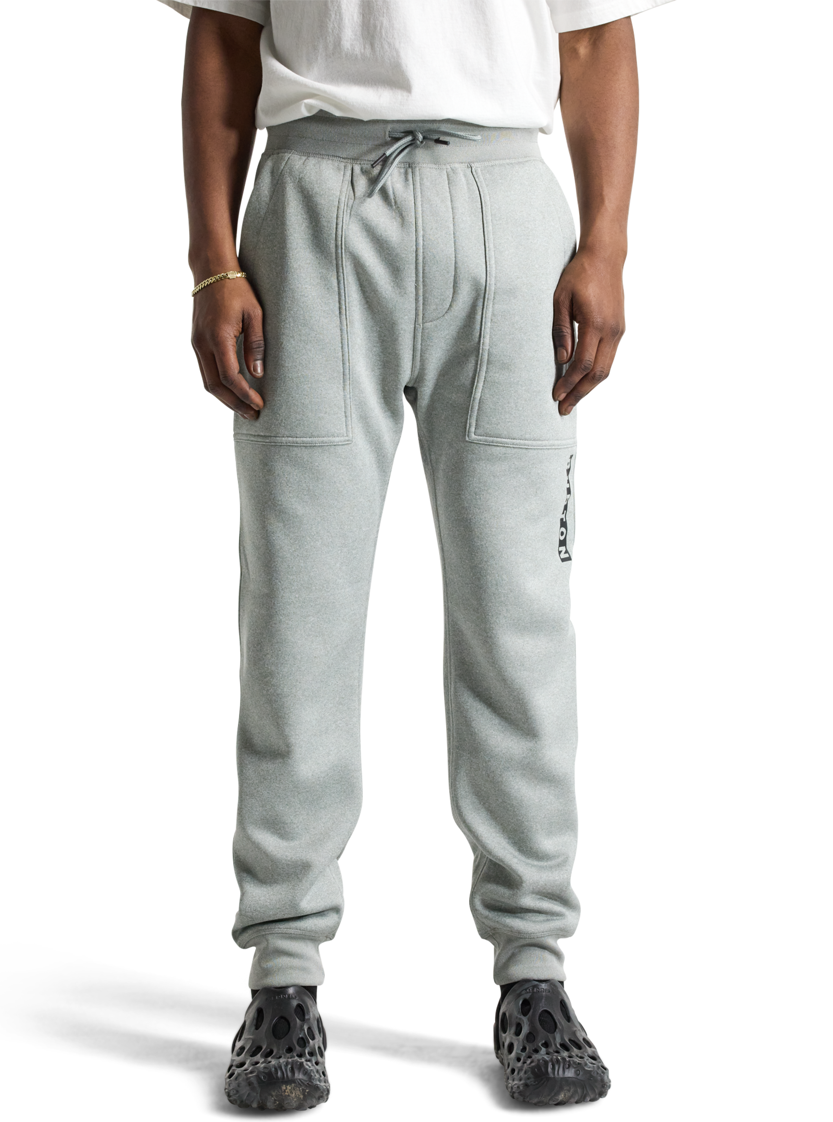 Burton Oak fleecebukse herre True Black myk