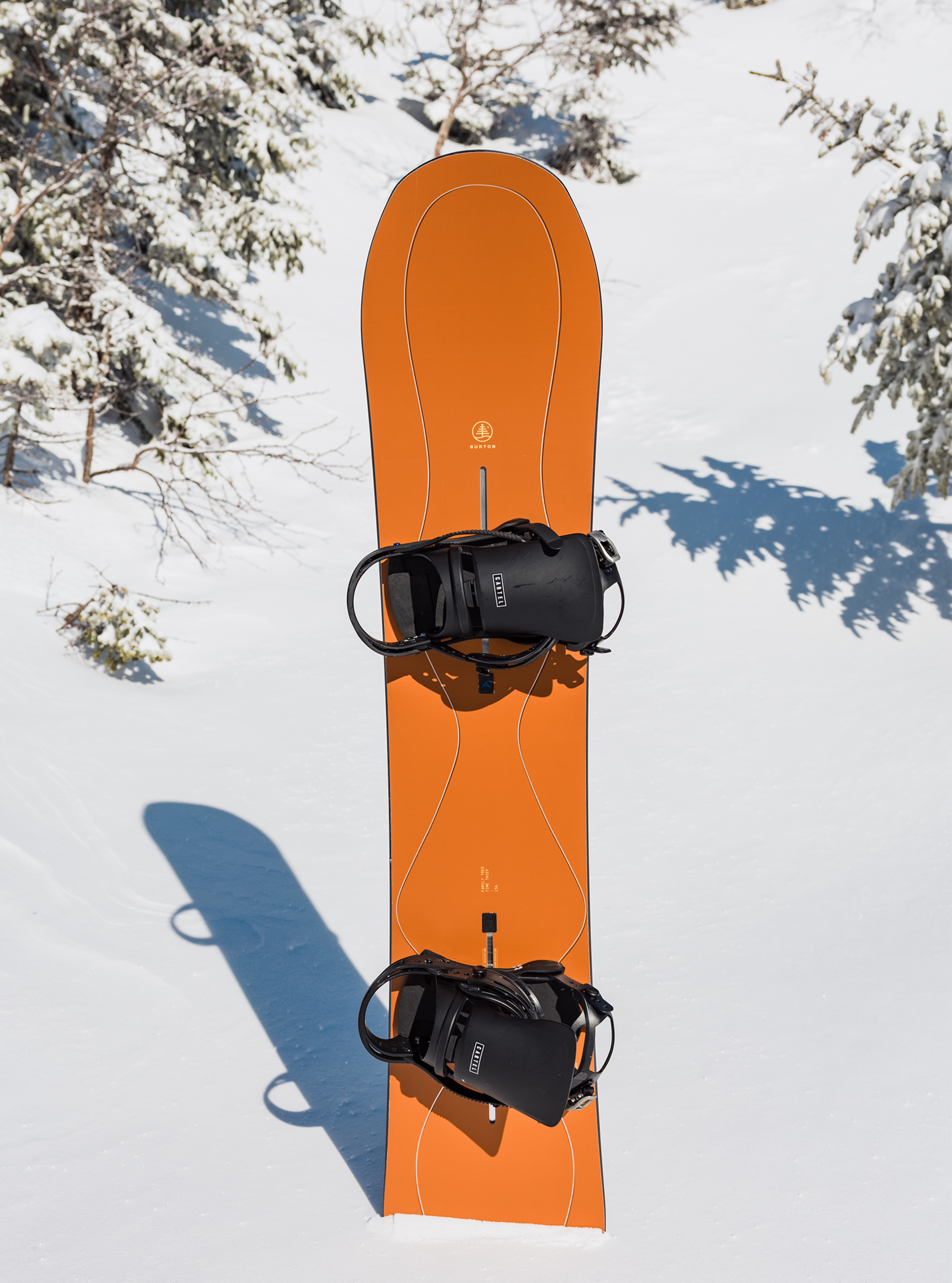Burton Family Tree Time Thief snowboard 156 camber pudder