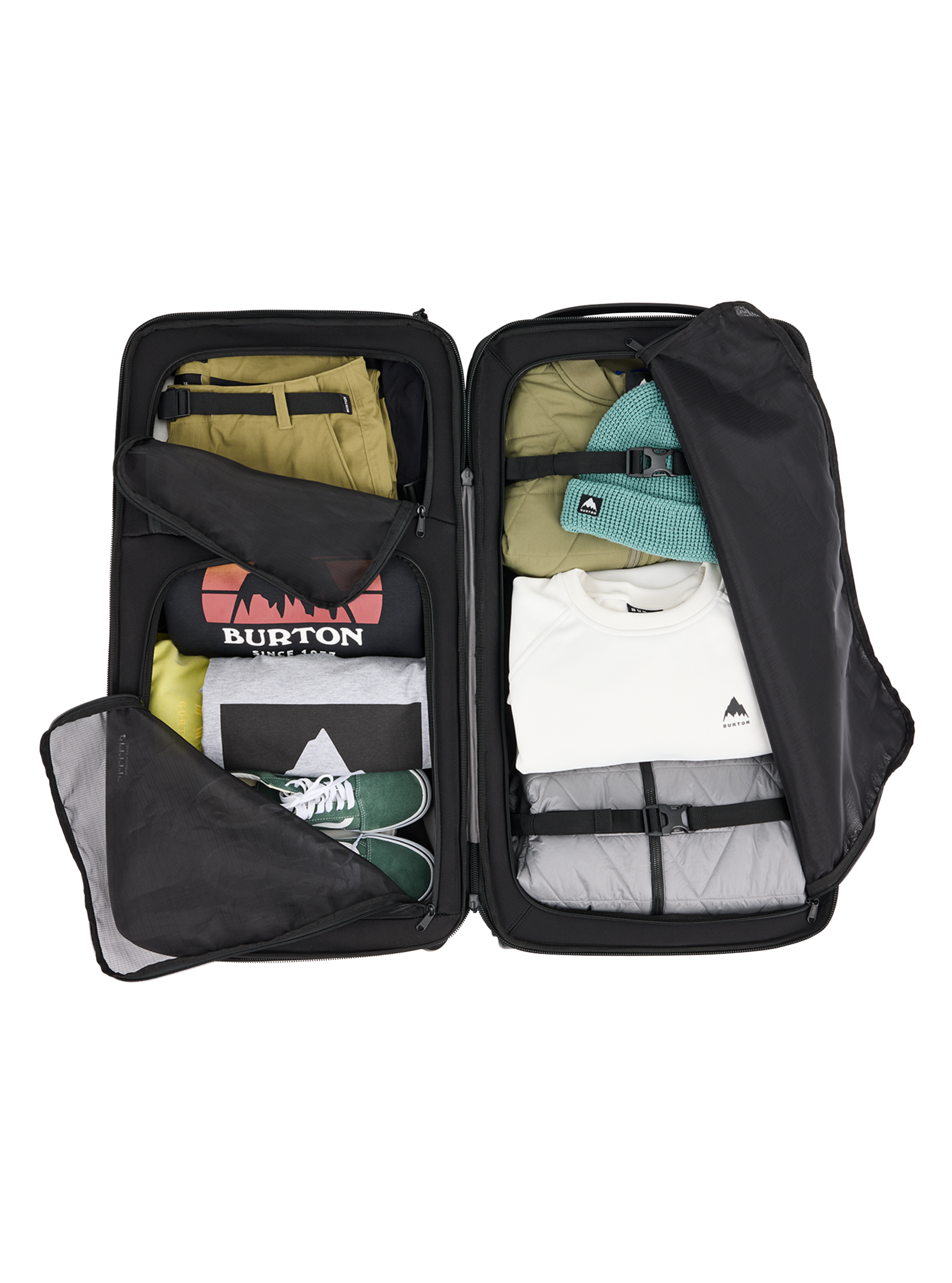 Burton 4 Wheel Double Deck reisebag 86L med 4 hjul