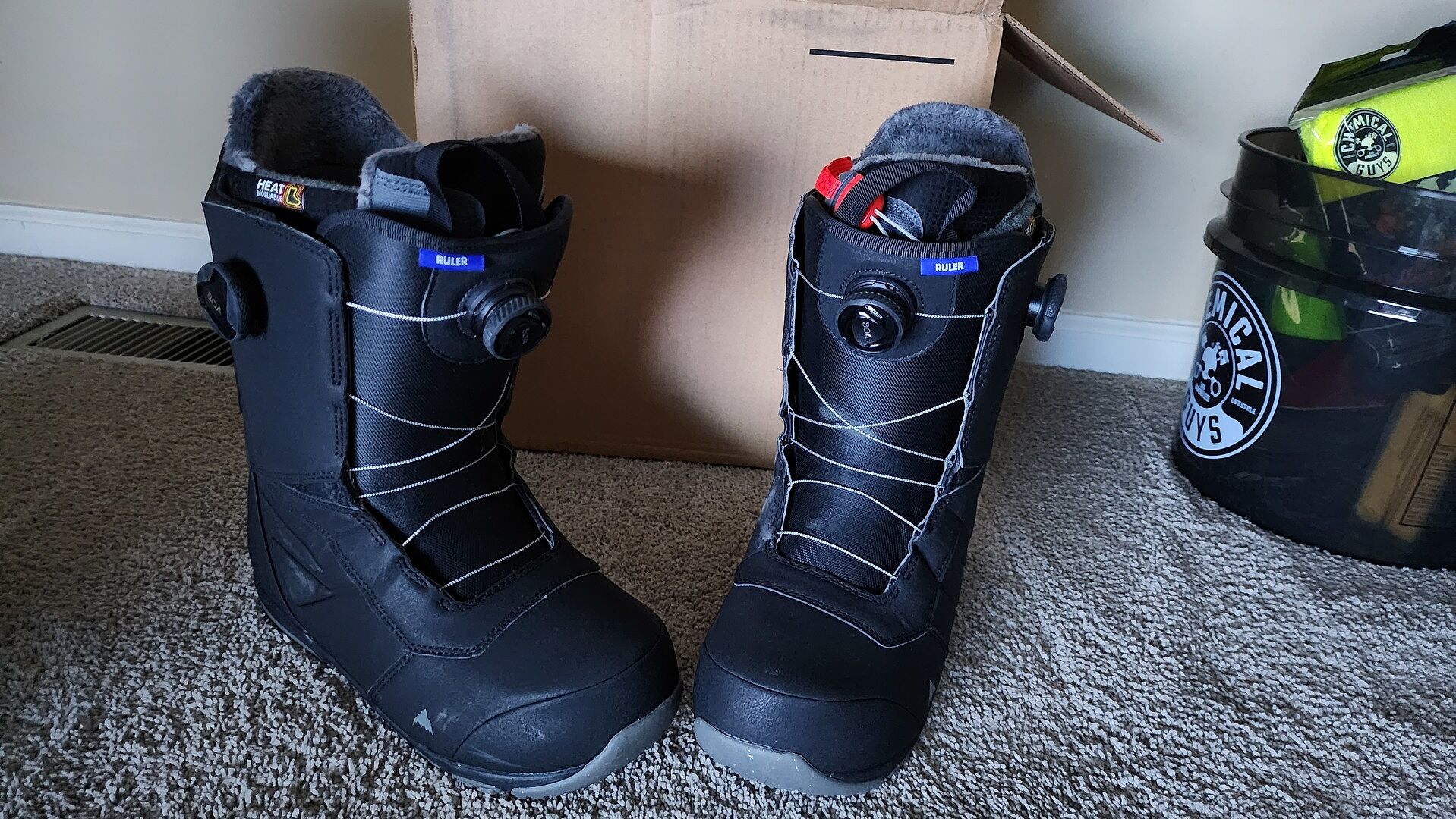 Burton Ruler BOA snowboardboots svart middels stive