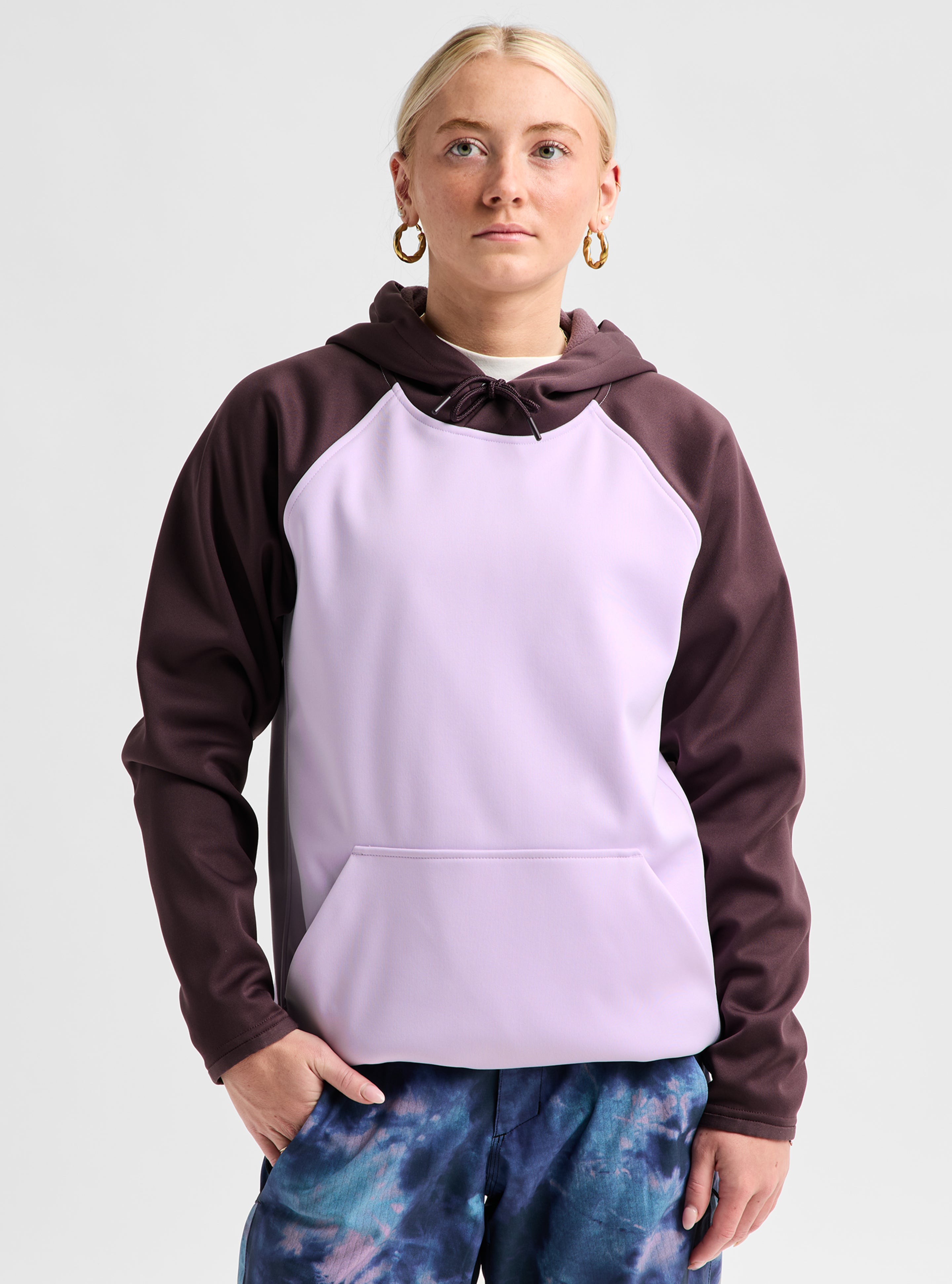 Burton Crown Weatherproof fleecegenser dame Crystal Dye