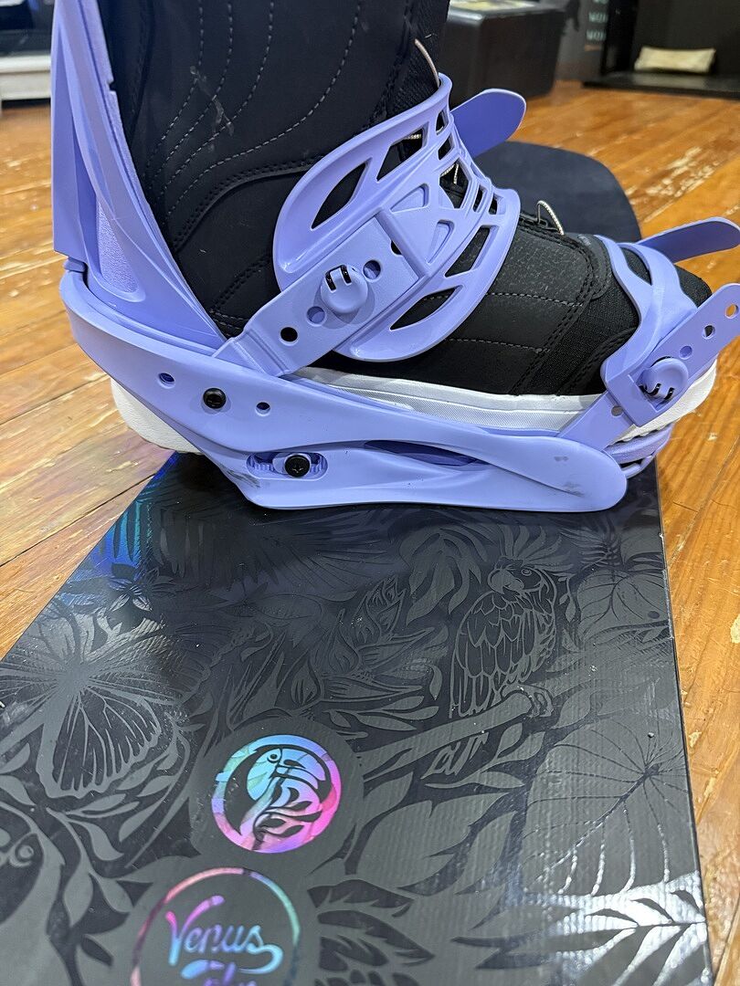 Burton Citizen snowboardbinding dame Chinchilla Gray myk