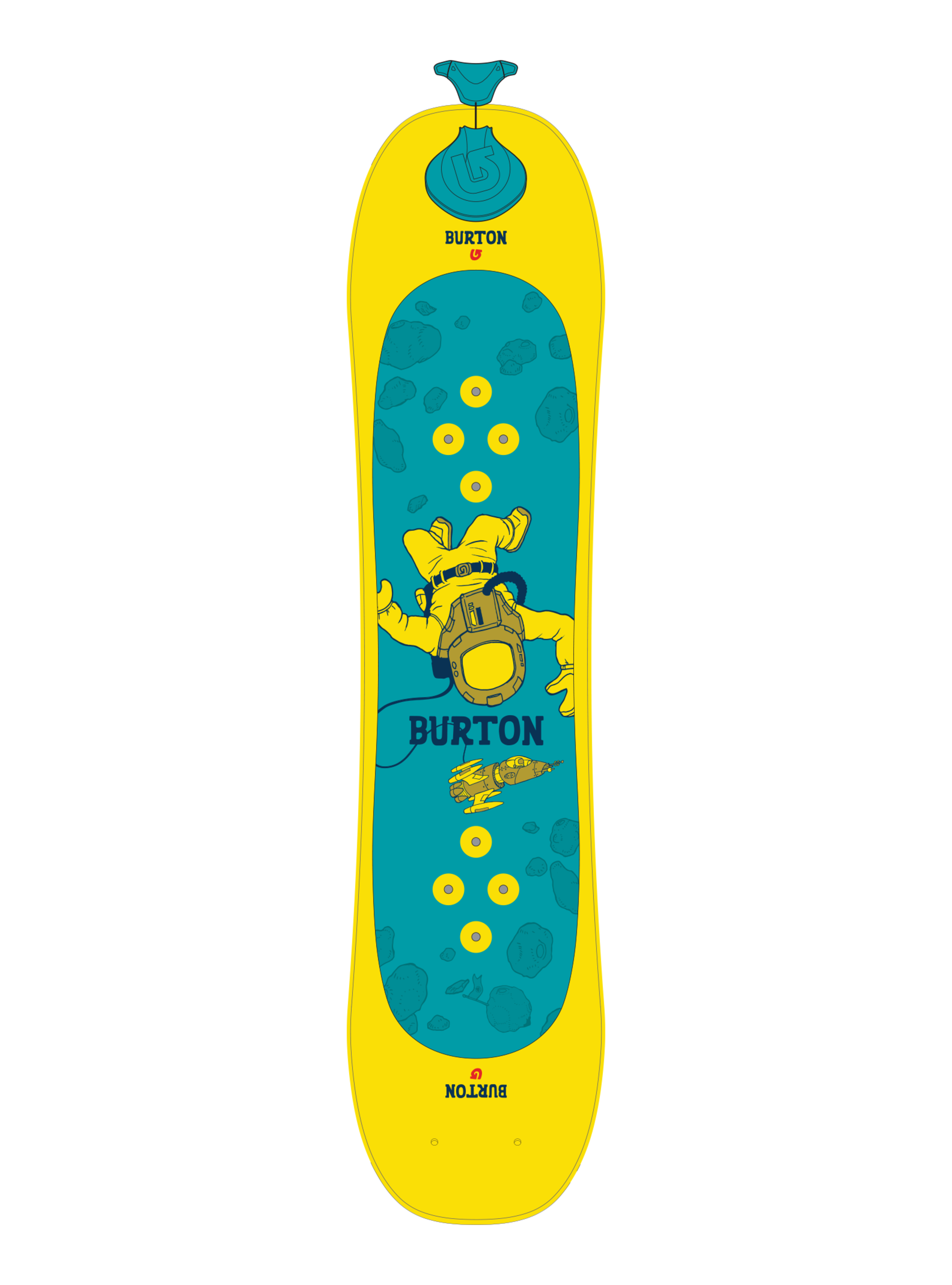 Burton Riglet barnebrett 90 kantrundt nybegynner