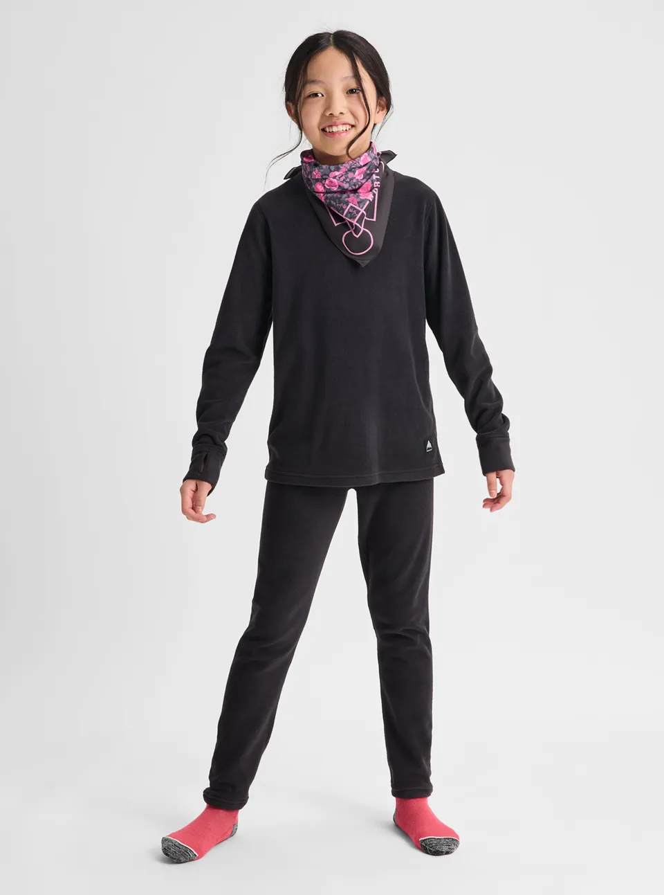 Burton Fleece Base Layer barnesett Seersucker Camo varmt