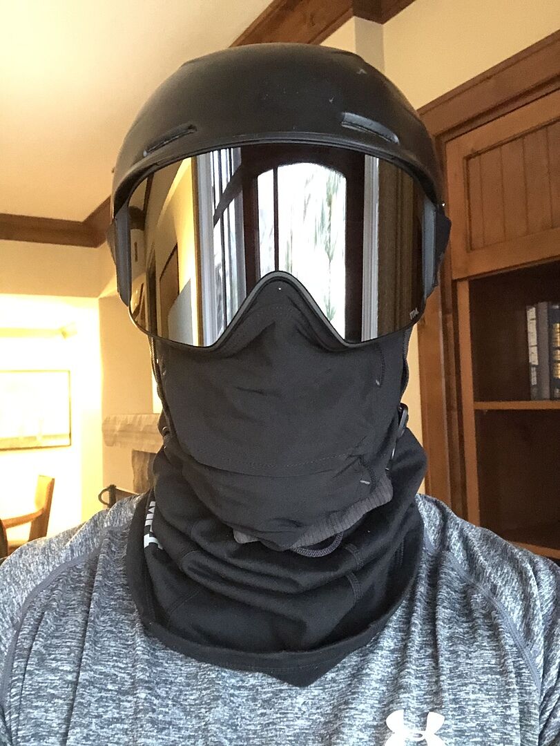 Anon M4 Cylindrical snøbriller LB Midnight Gus blå linse