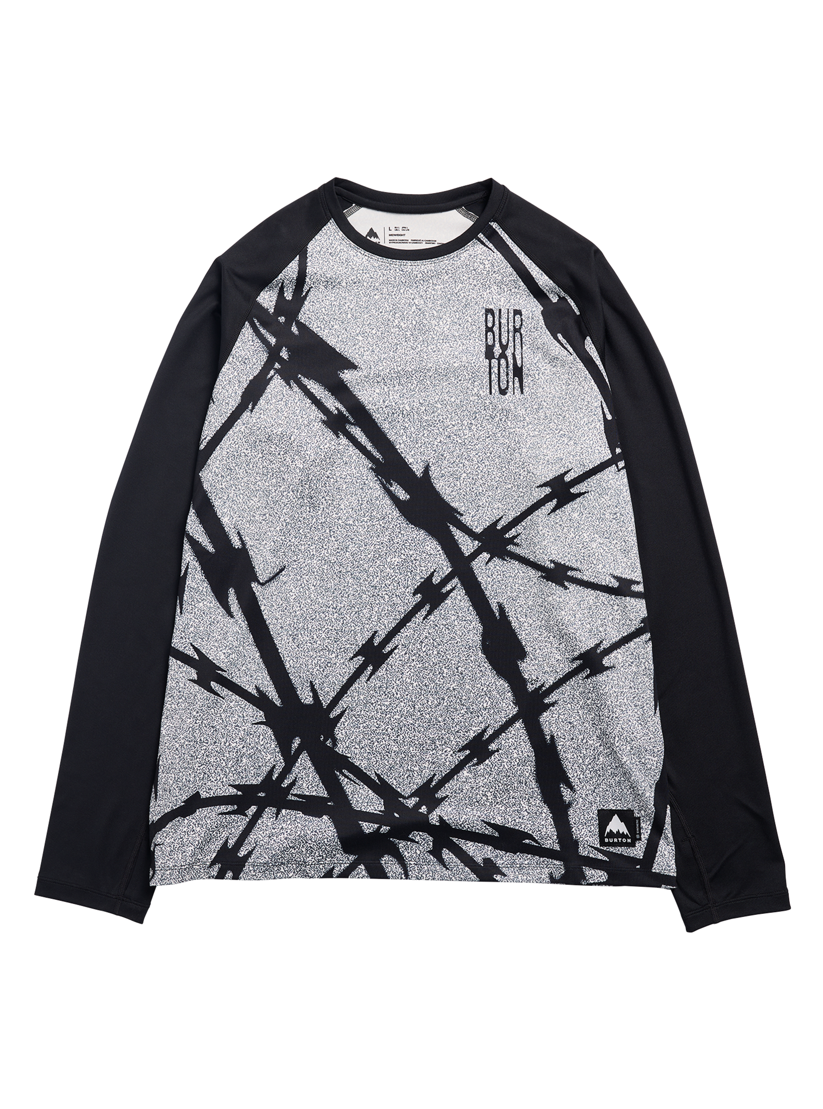 Burton Roadie Base Layer Tech T-skjorte Bad Dog rask tørk