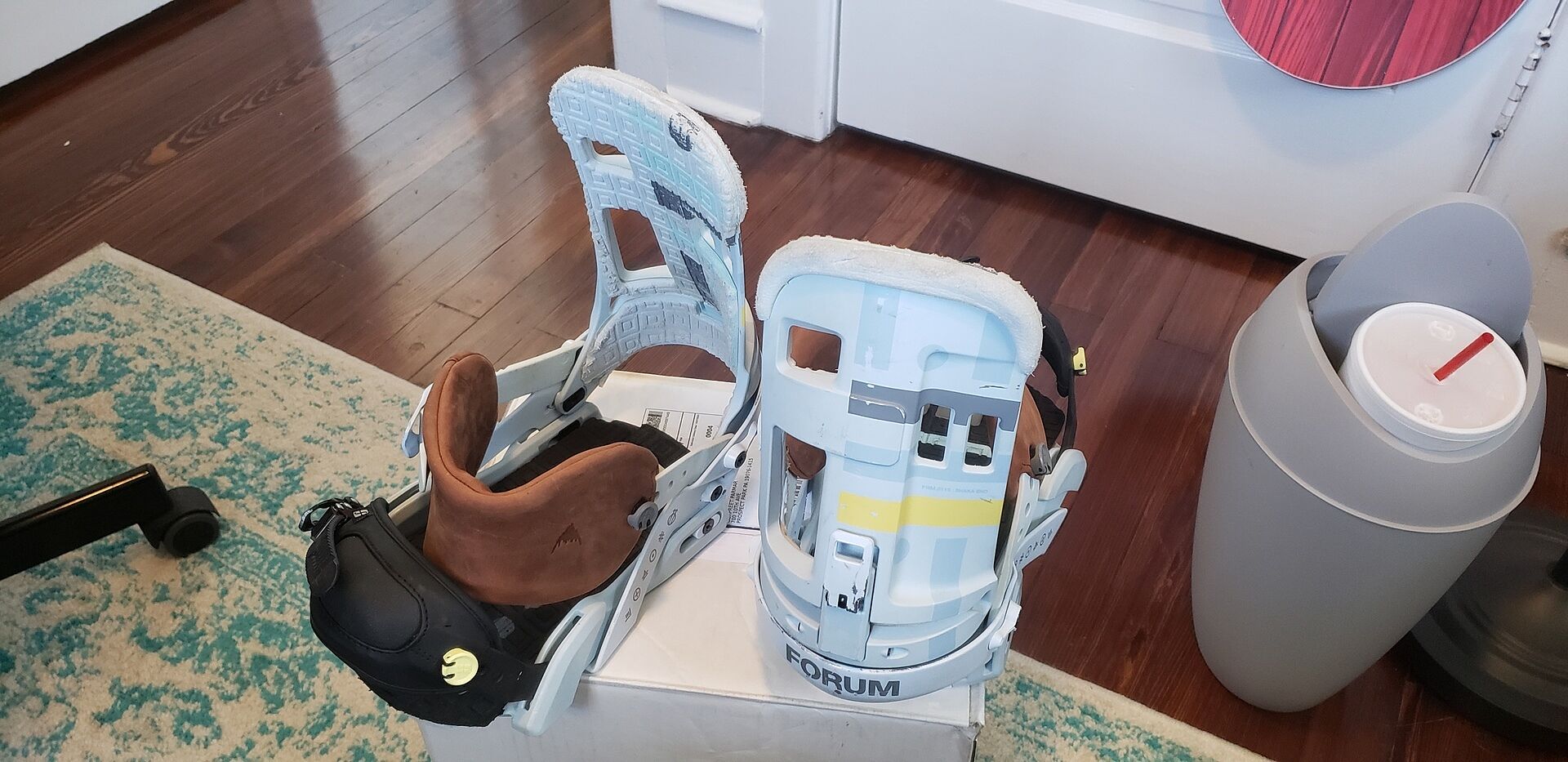 Burton Supergrip tåstropp binding venstre black M