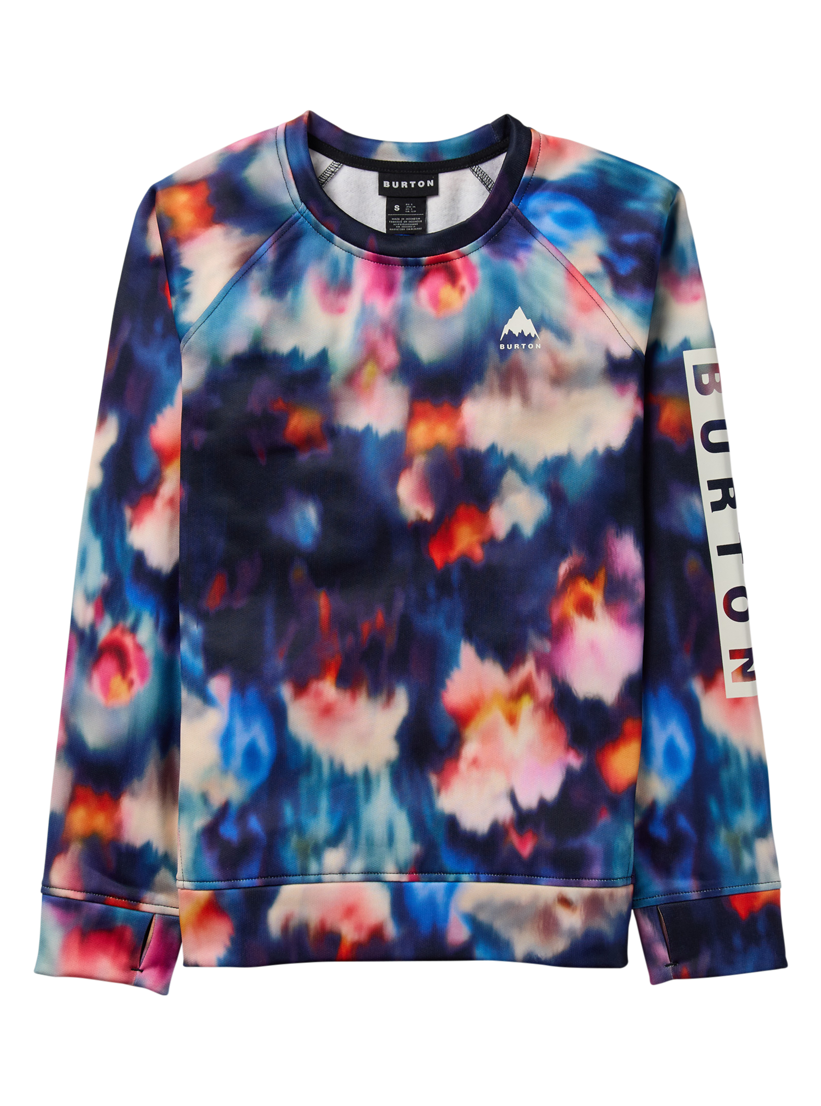 Burton Oak crewneck fleecegenser dame True Black Heather
