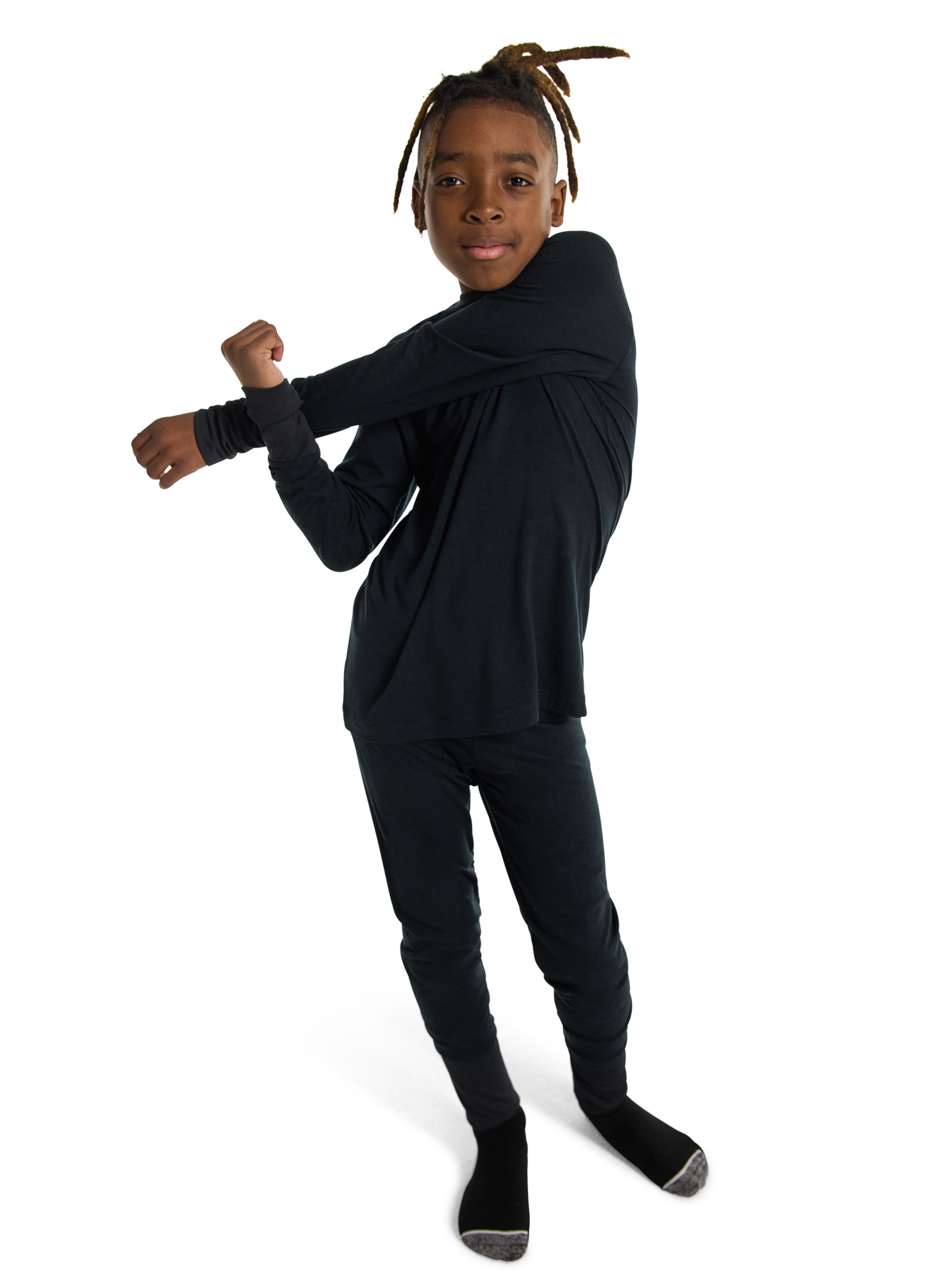 Burton Merino Wool Base Layer Set ullundertøy barn lett lilla