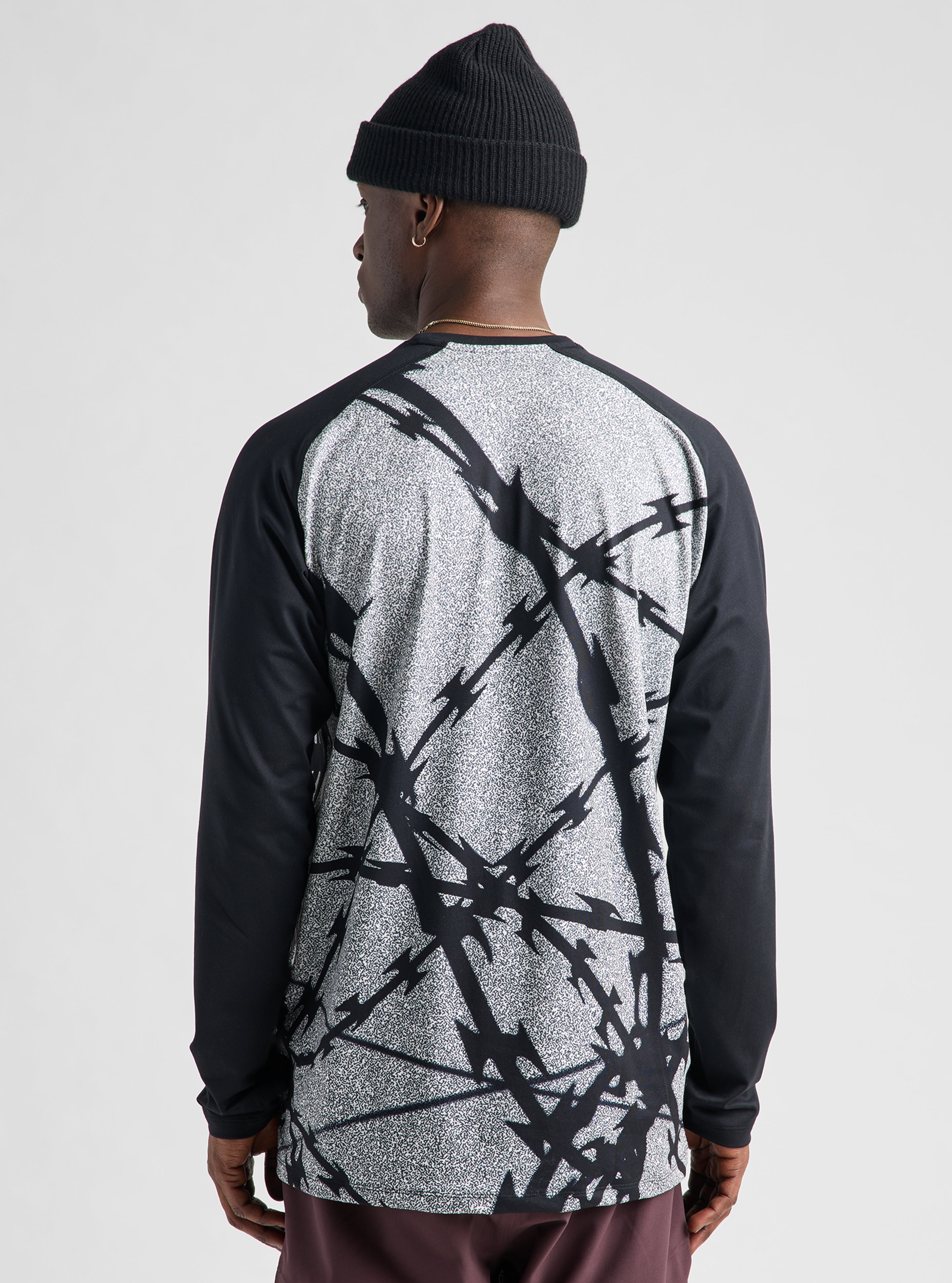 Burton Roadie Base Layer Tech T-skjorte Bad Dog rask tørk