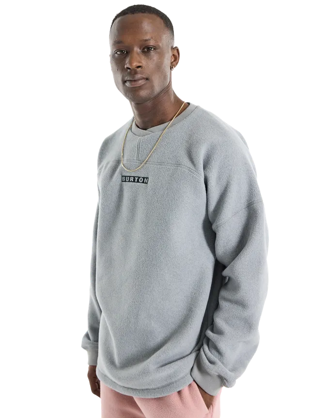 Burton Cinder Crewneck fleecegenser True Black myk