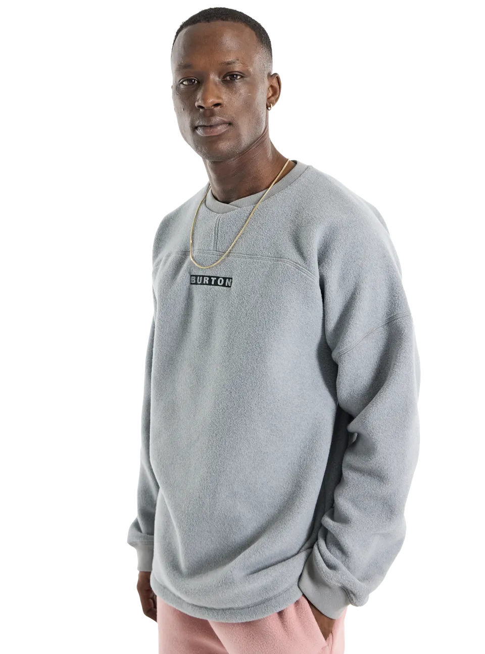 Burton Cinder Crewneck fleecegenser True Black myk