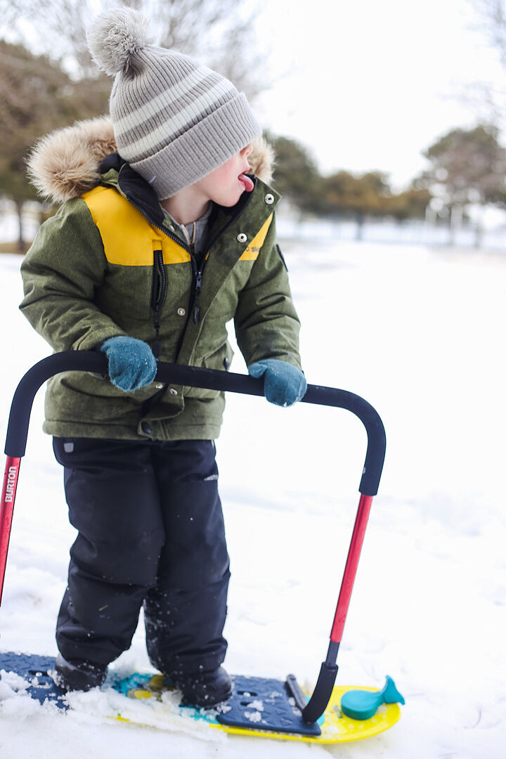 Burton Riglet barnebrett 90 kantrundt nybegynner