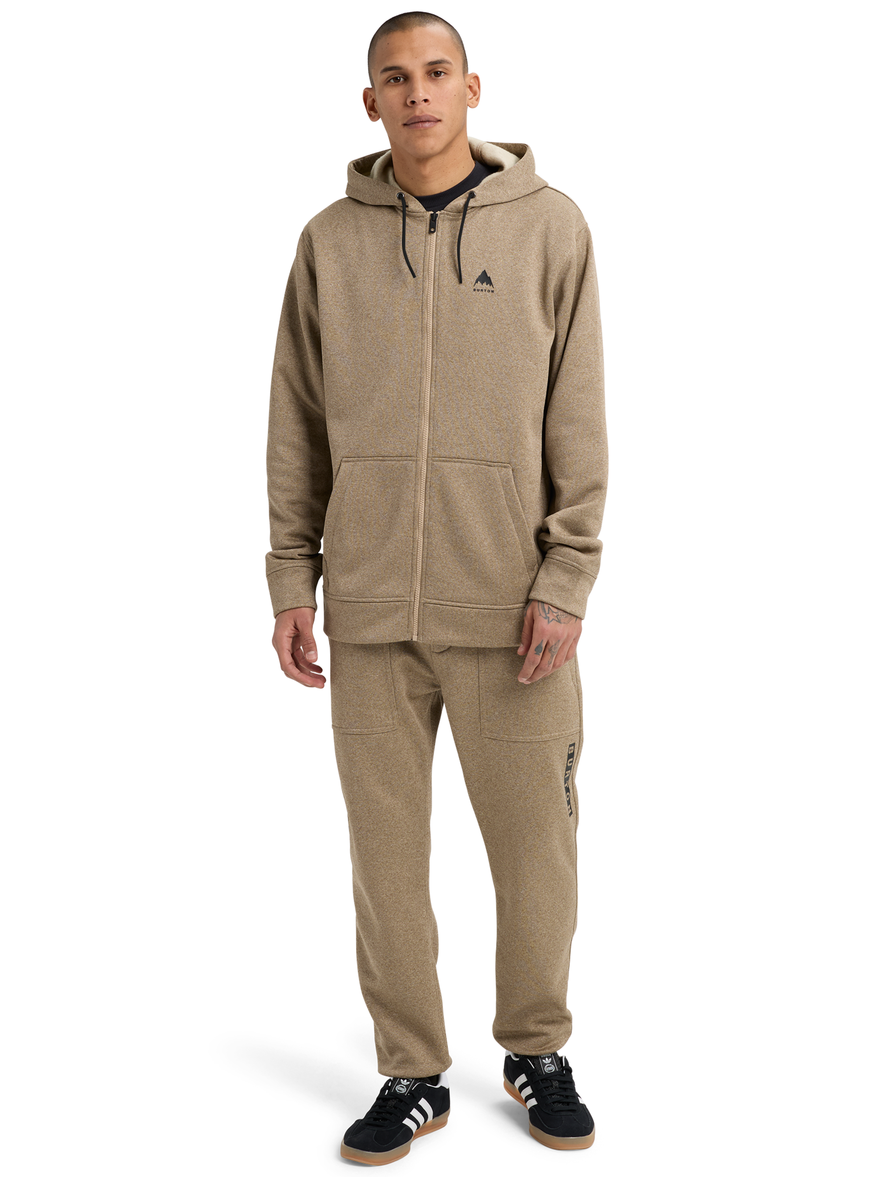 Burton Oak Full-Zip hettegenser Soft Sage myk