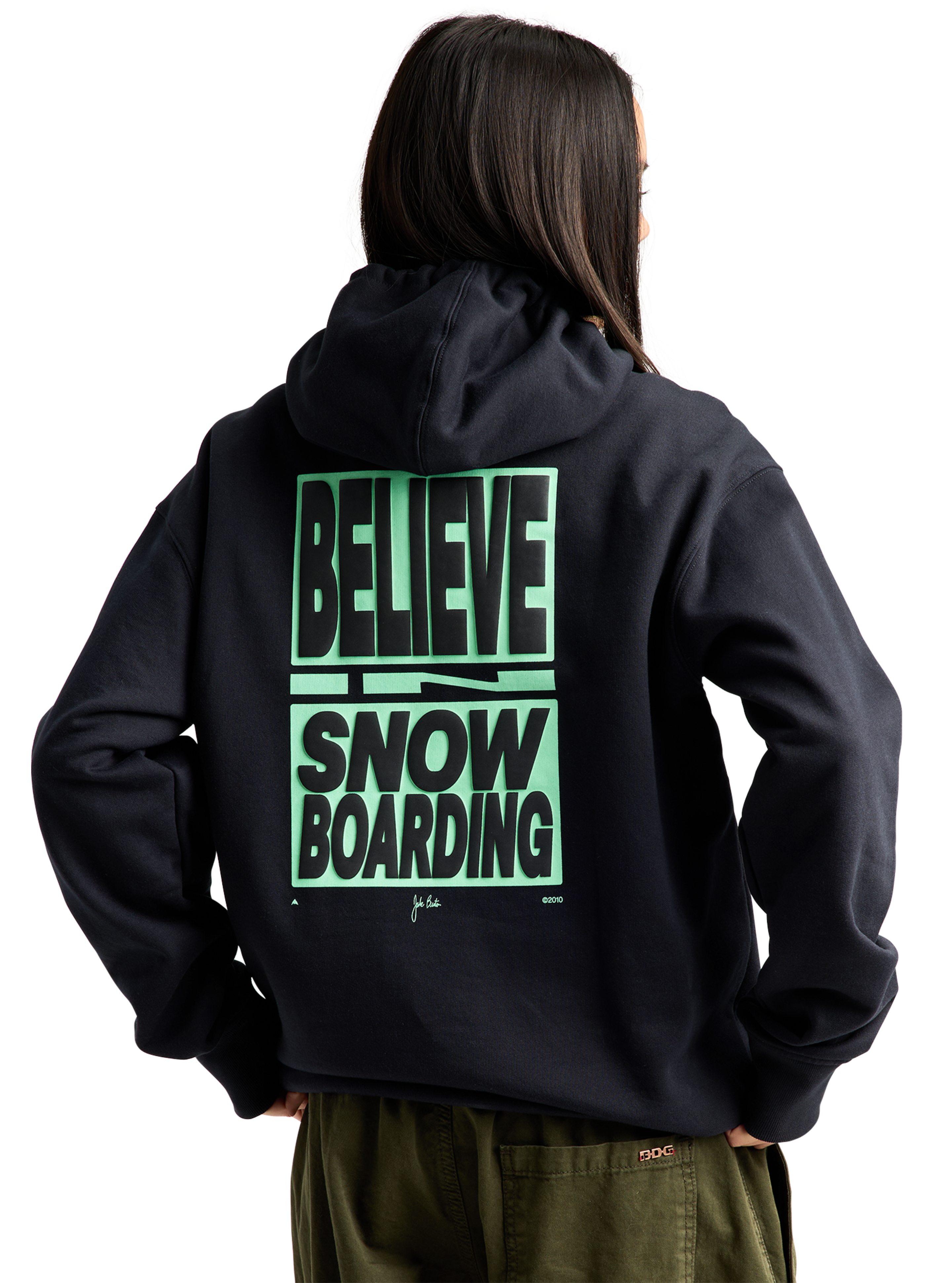 Burton From Burton to the World Hoodie svart