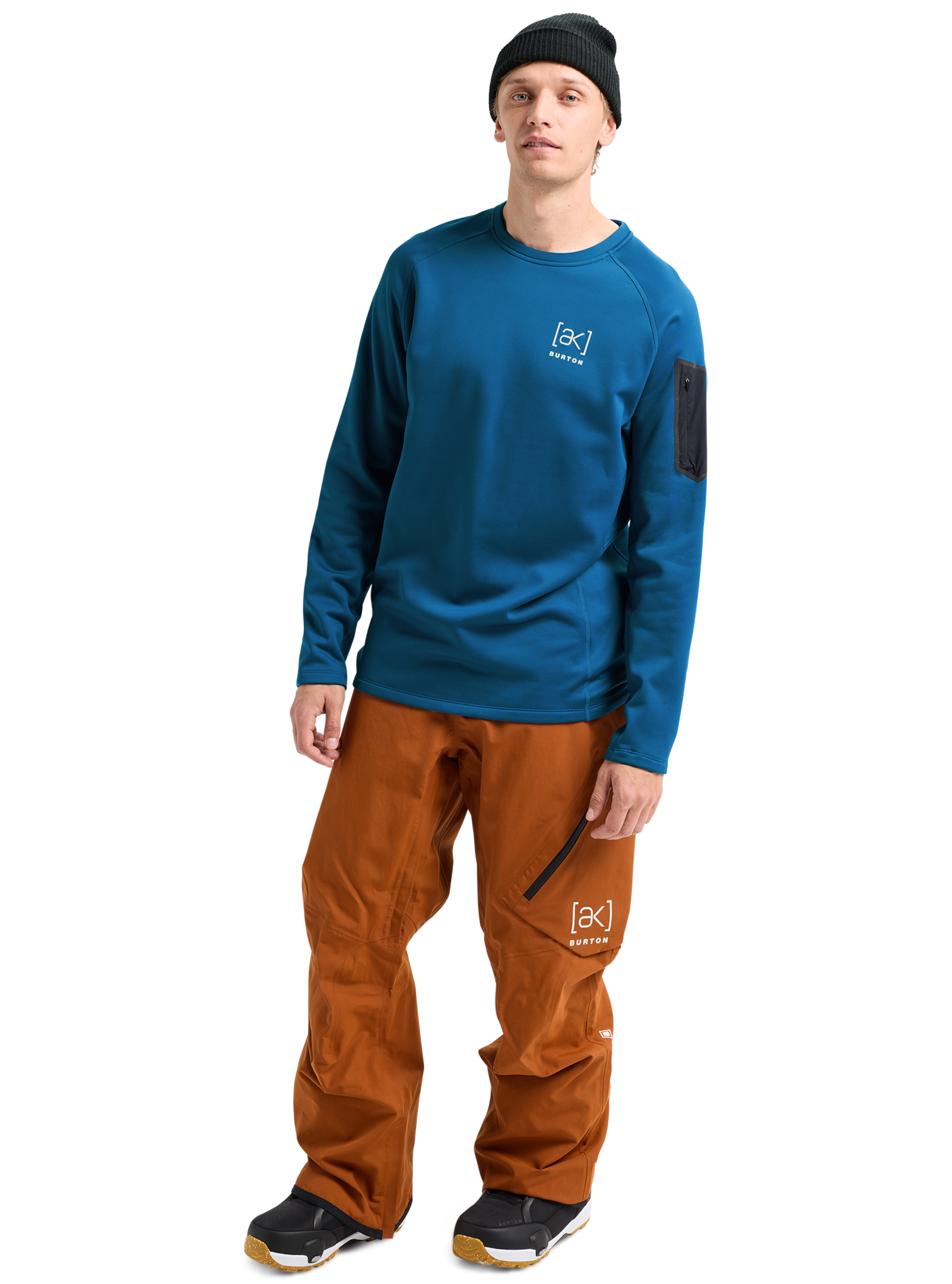 Burton [ak] Baker Stretch fleecegenser stretch Gray Cloud